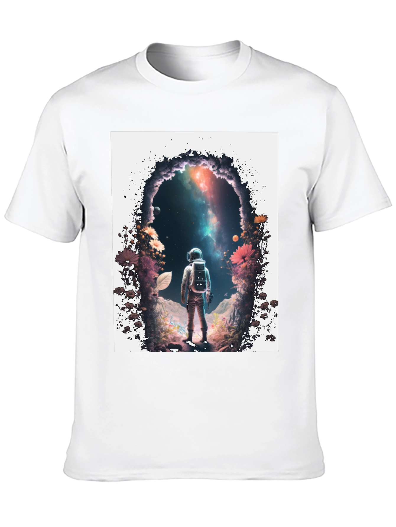 Astronaut Portal Graphic T-Shirt