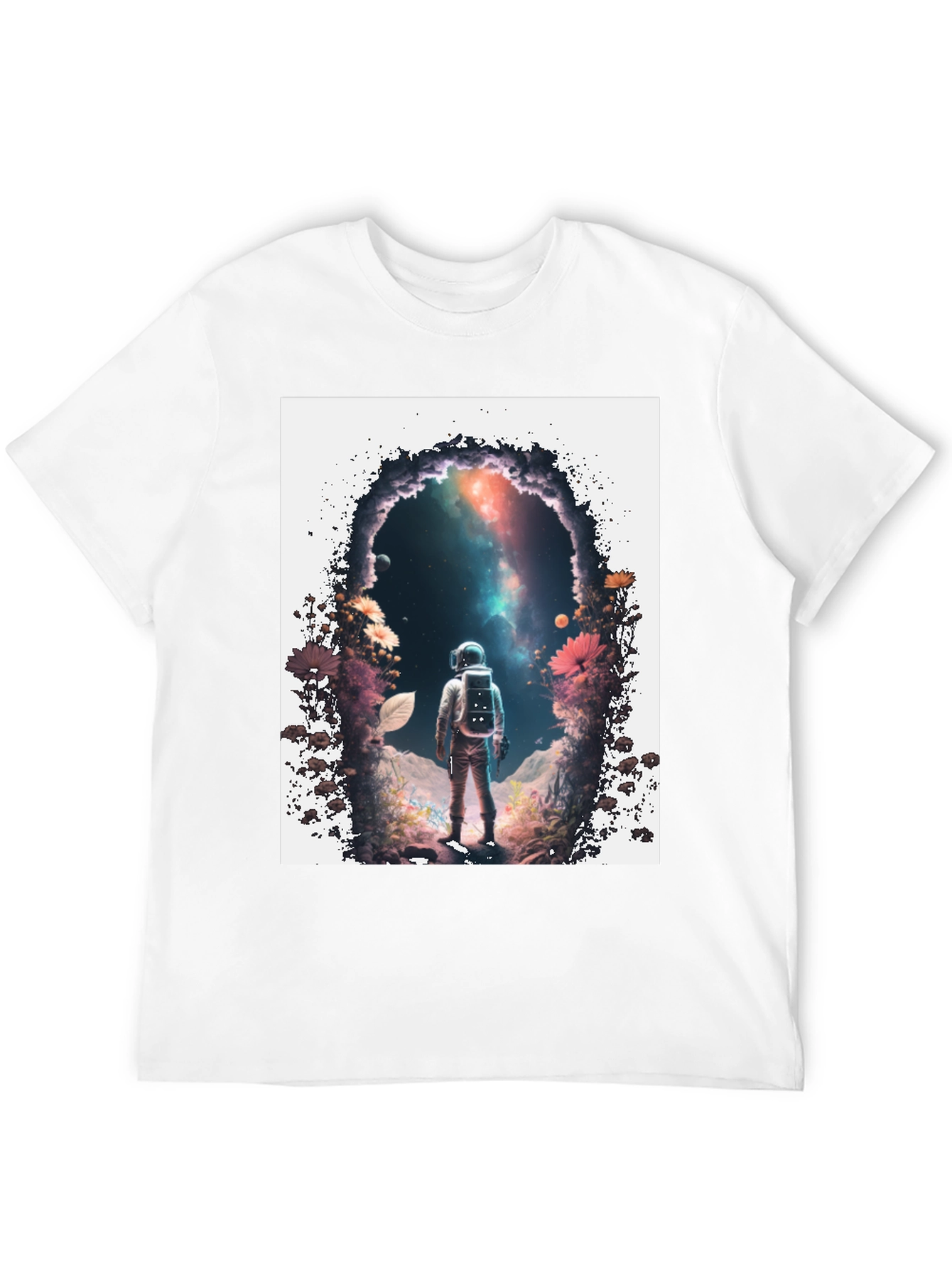 Astronaut Portal Graphic T-Shirt