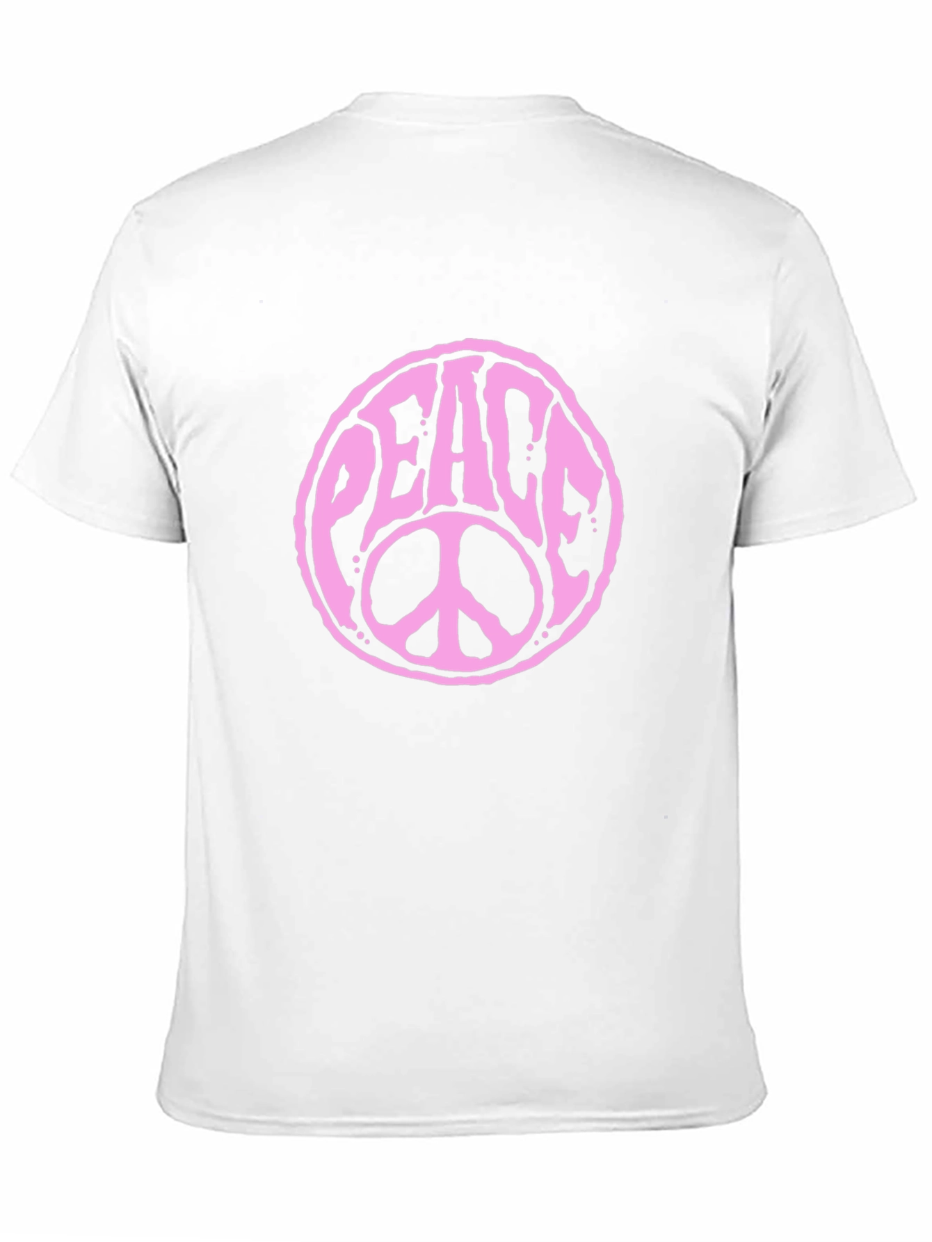 Peace Sign Graphic T-Shirt - Black