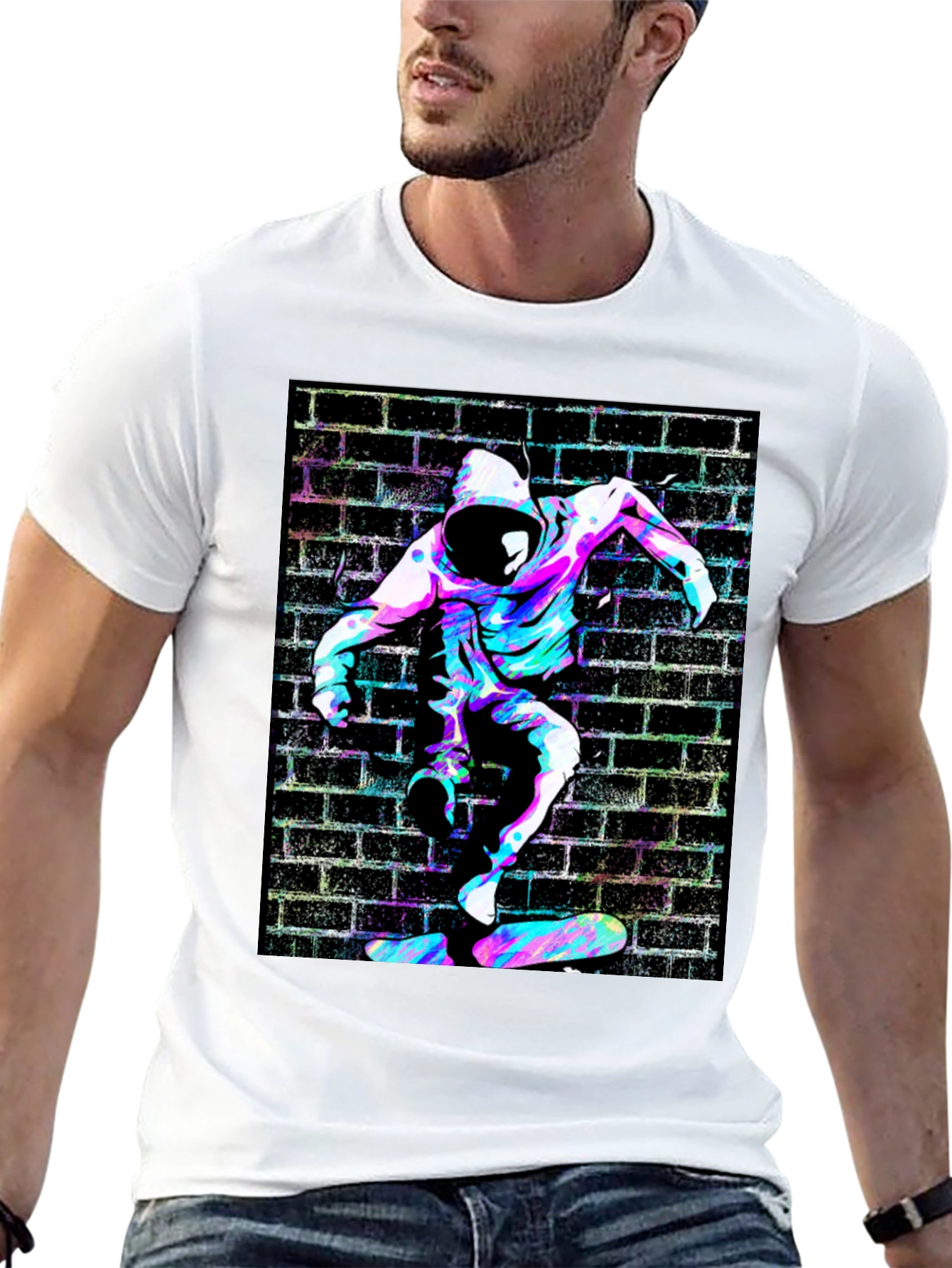 Skateboarding Graphic Tee - Streetwear Style