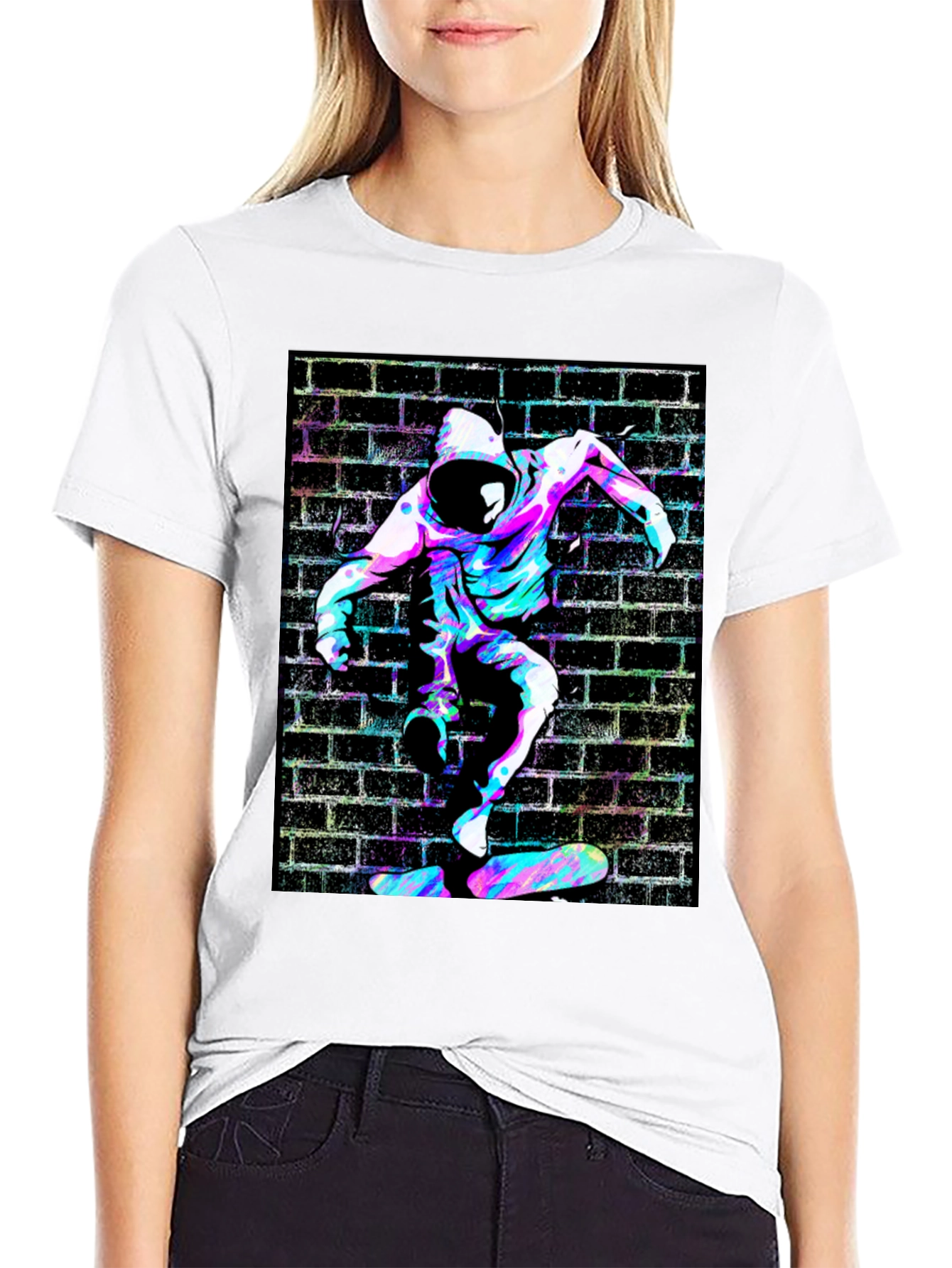 Skateboarding Graphic Tee - Streetwear Style