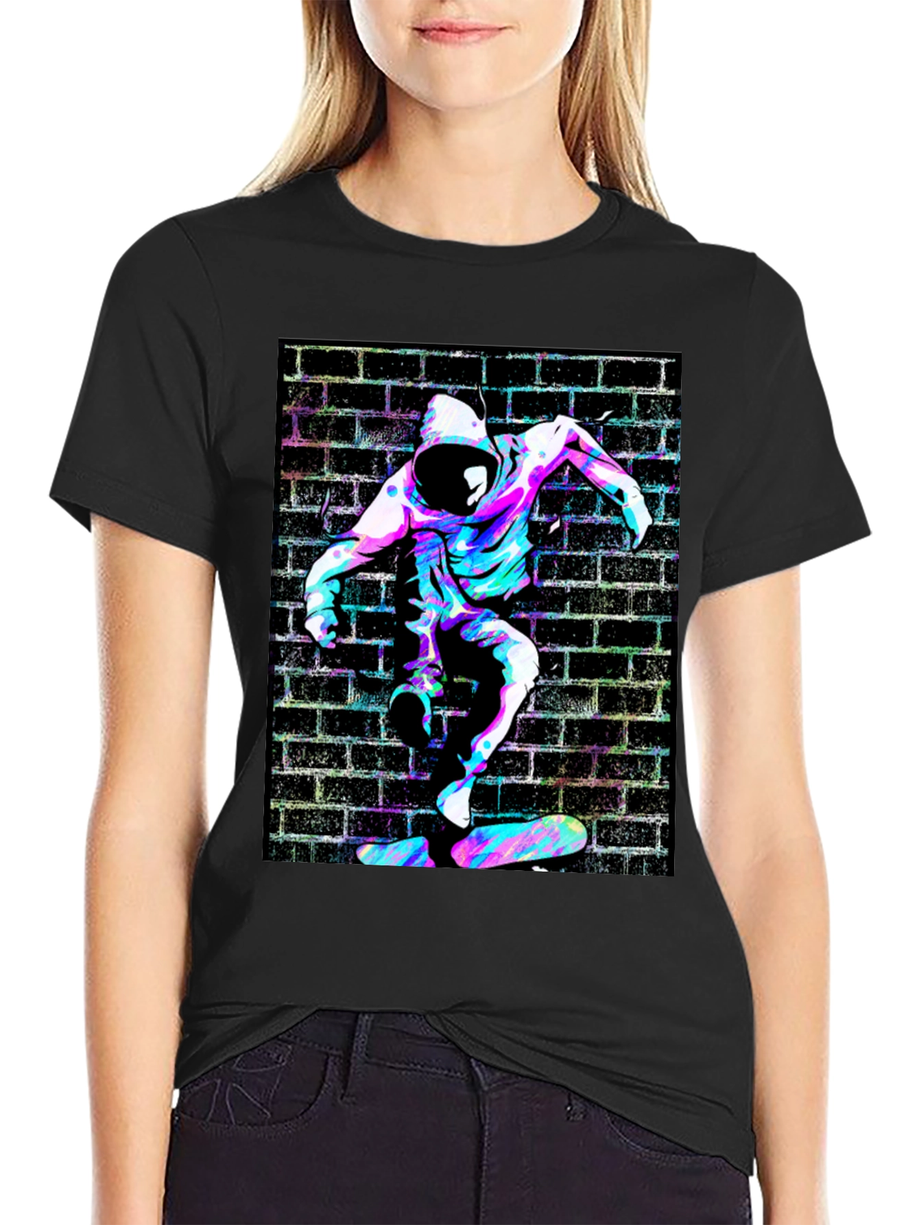 Skateboarding Graphic Tee - Streetwear Style