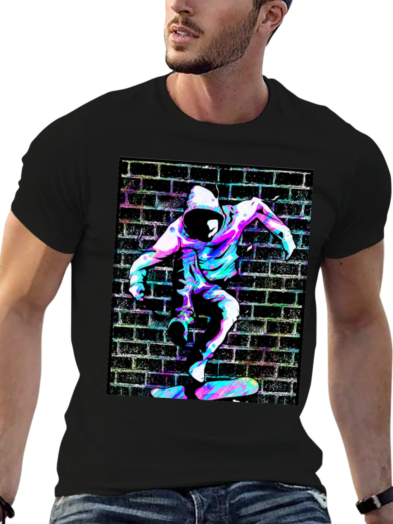 Skateboarding Graphic Tee - Streetwear Style