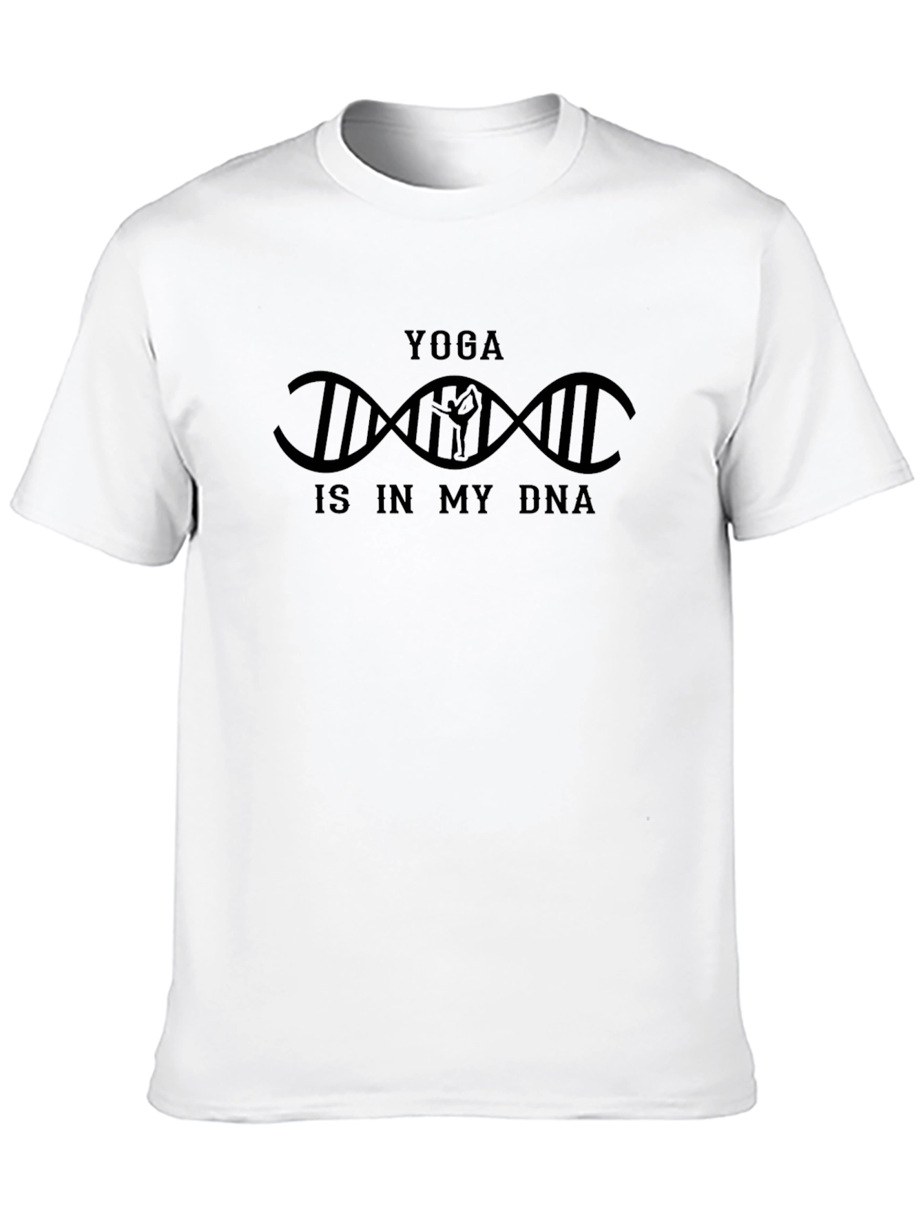 Yoga DNA T-Shirt - Unisex Black Tee