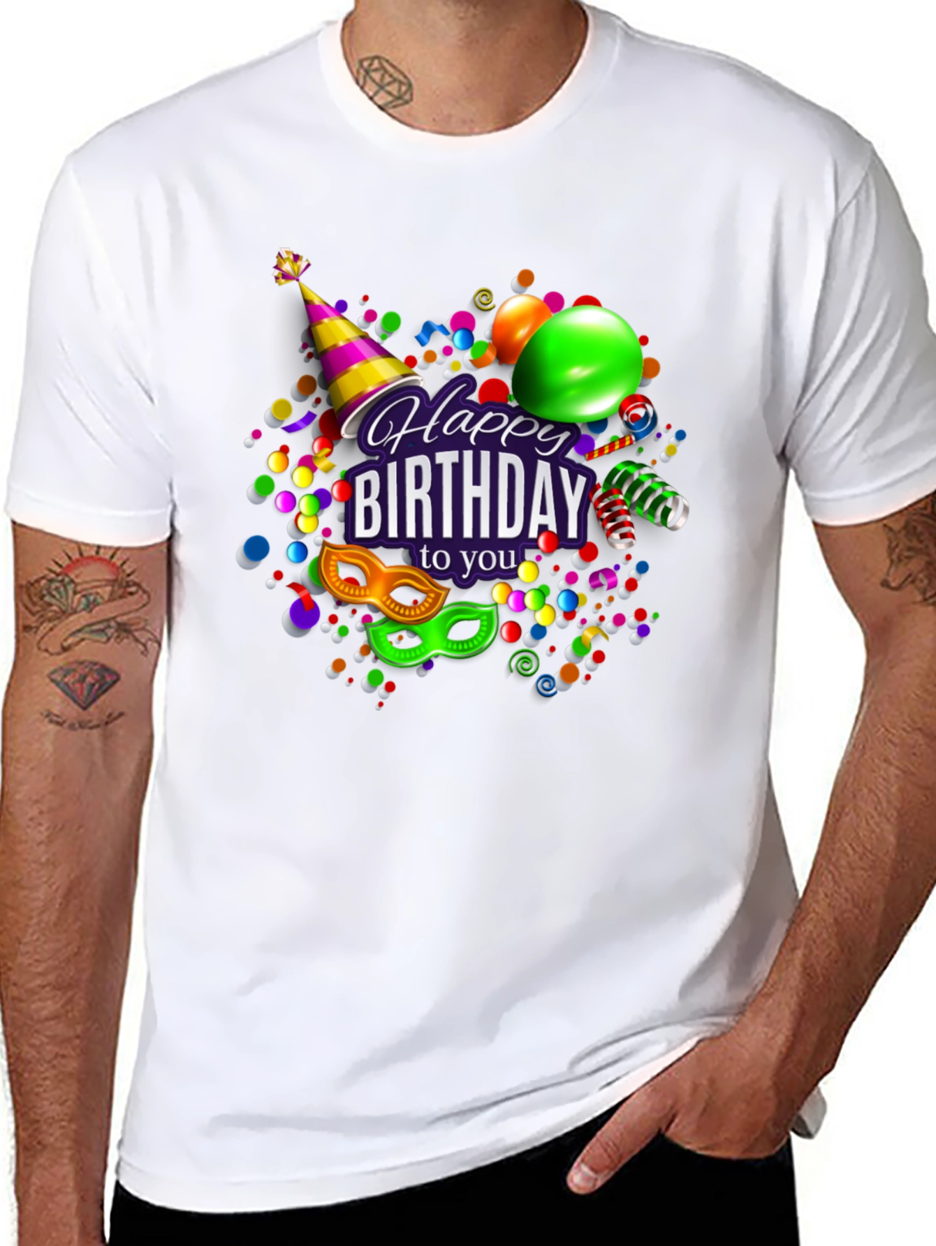 Happy Birthday T-Shirt Fun Party Wear