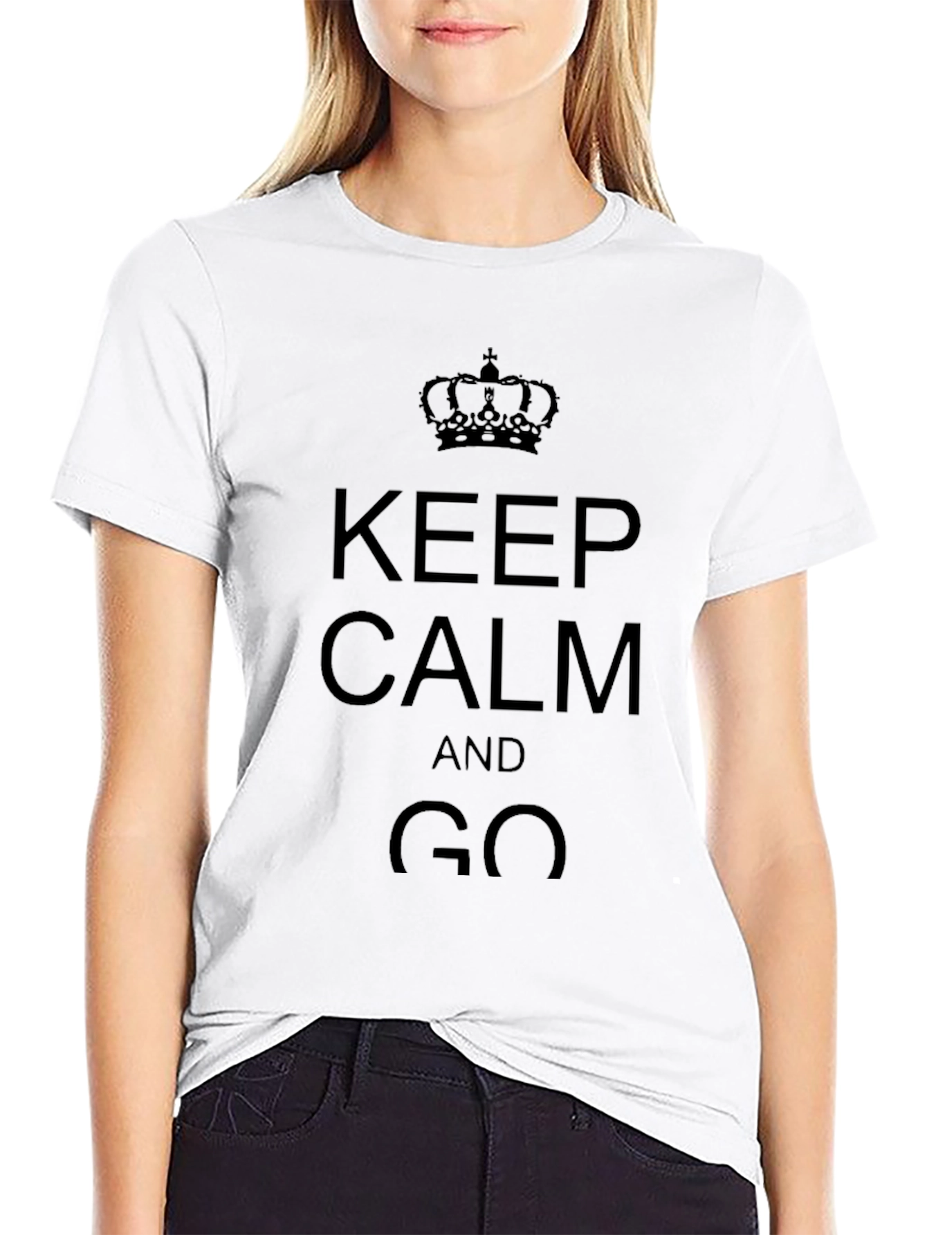 Keep Calm and Go Graphic Tee