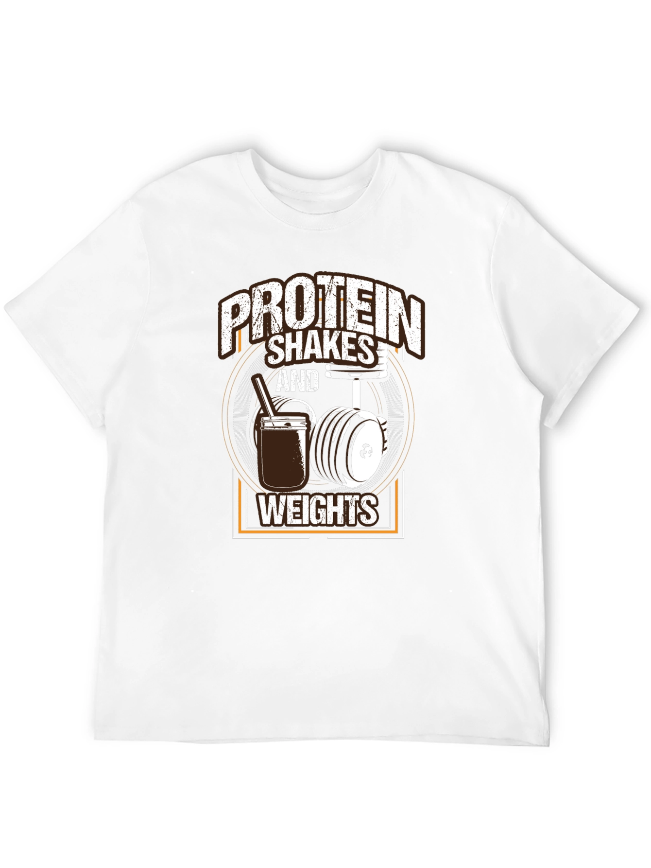 Protein Shakes & Weights Graphic Tee