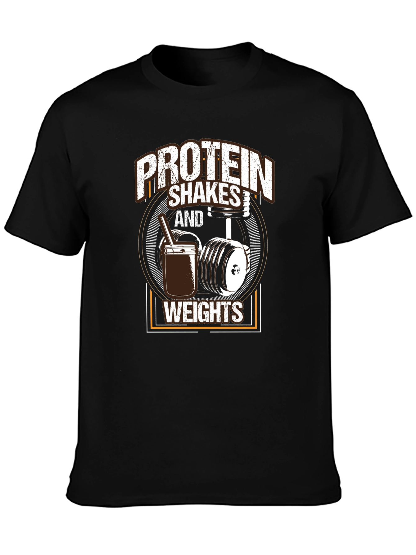 Protein Shakes & Weights Graphic Tee
