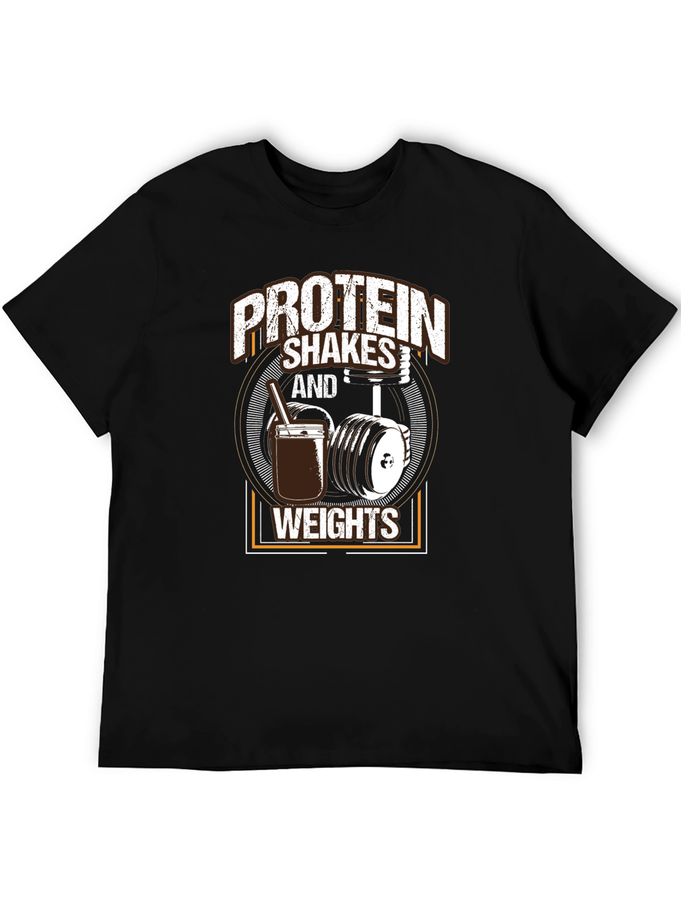 Protein Shakes & Weights Graphic Tee