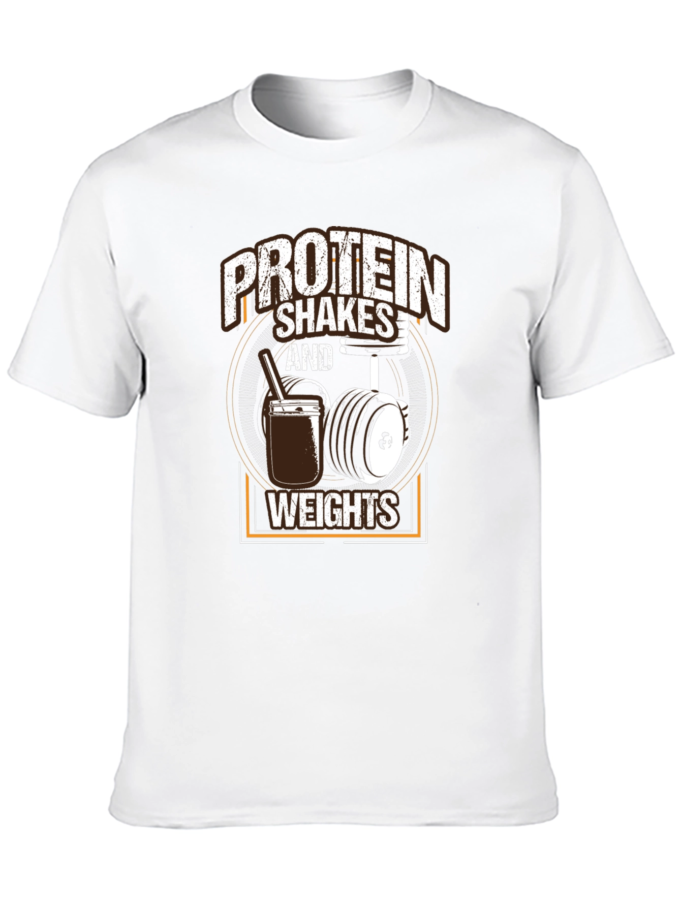 Protein Shakes & Weights Graphic Tee