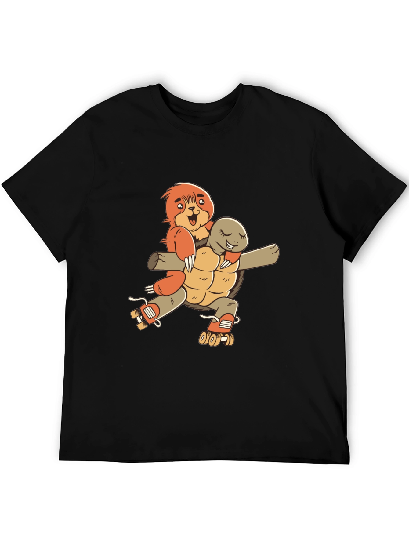 Sloth & Turtle Roller Skate T-Shirt