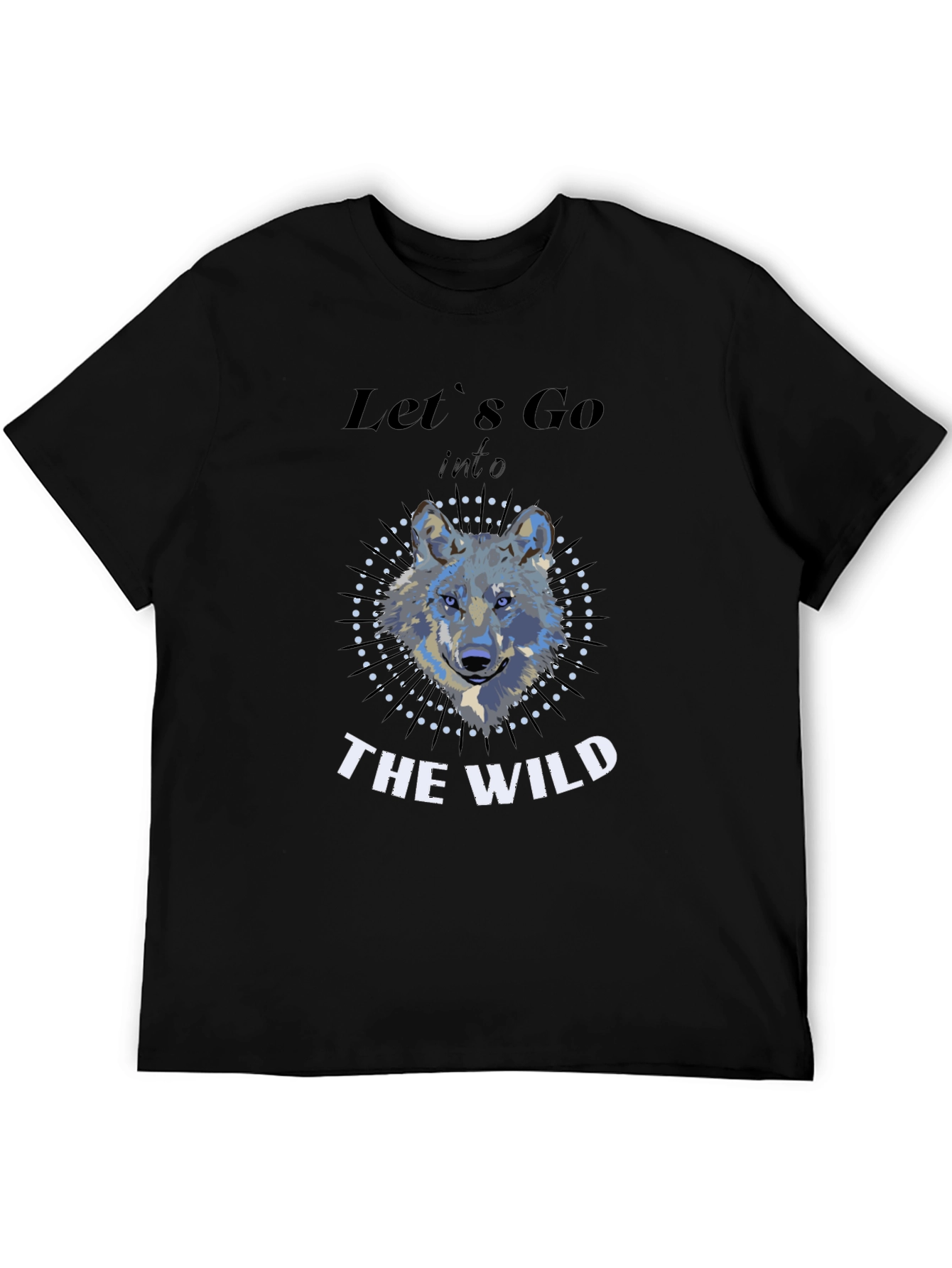 Wild Wolf Graphic Print Tee - Adventure Ready!