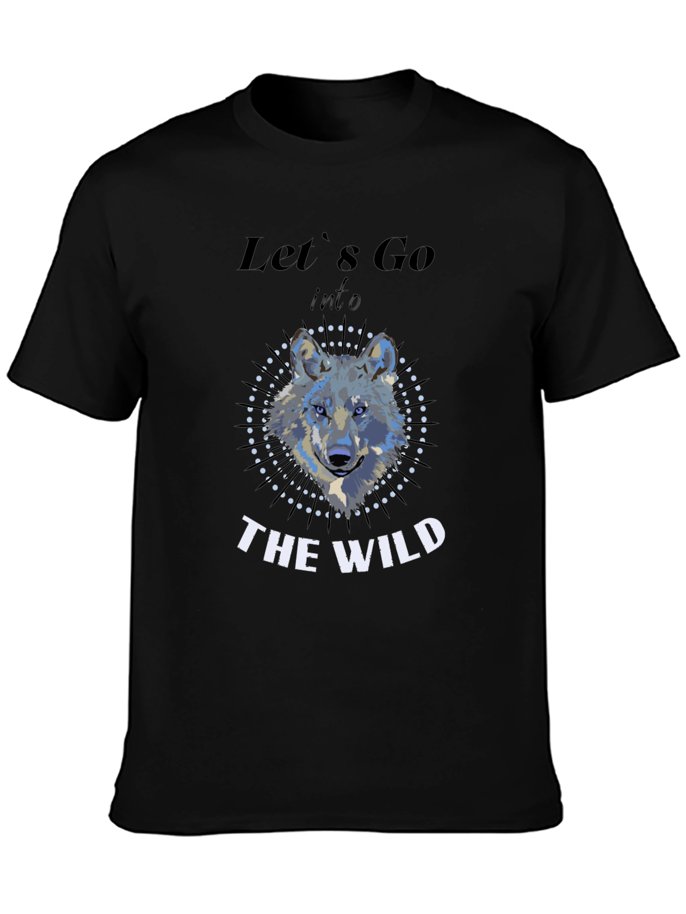 Wild Wolf Graphic Print Tee - Adventure Ready!