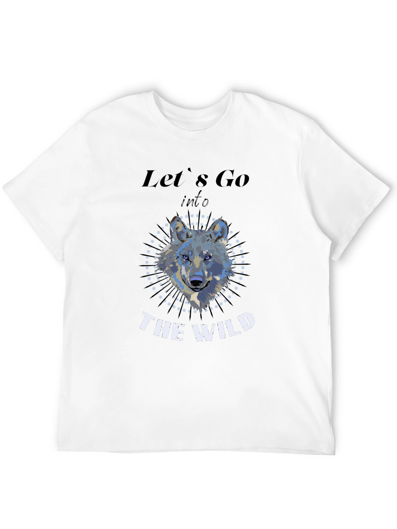 Wild Wolf Graphic Print Tee - Adventure Ready!