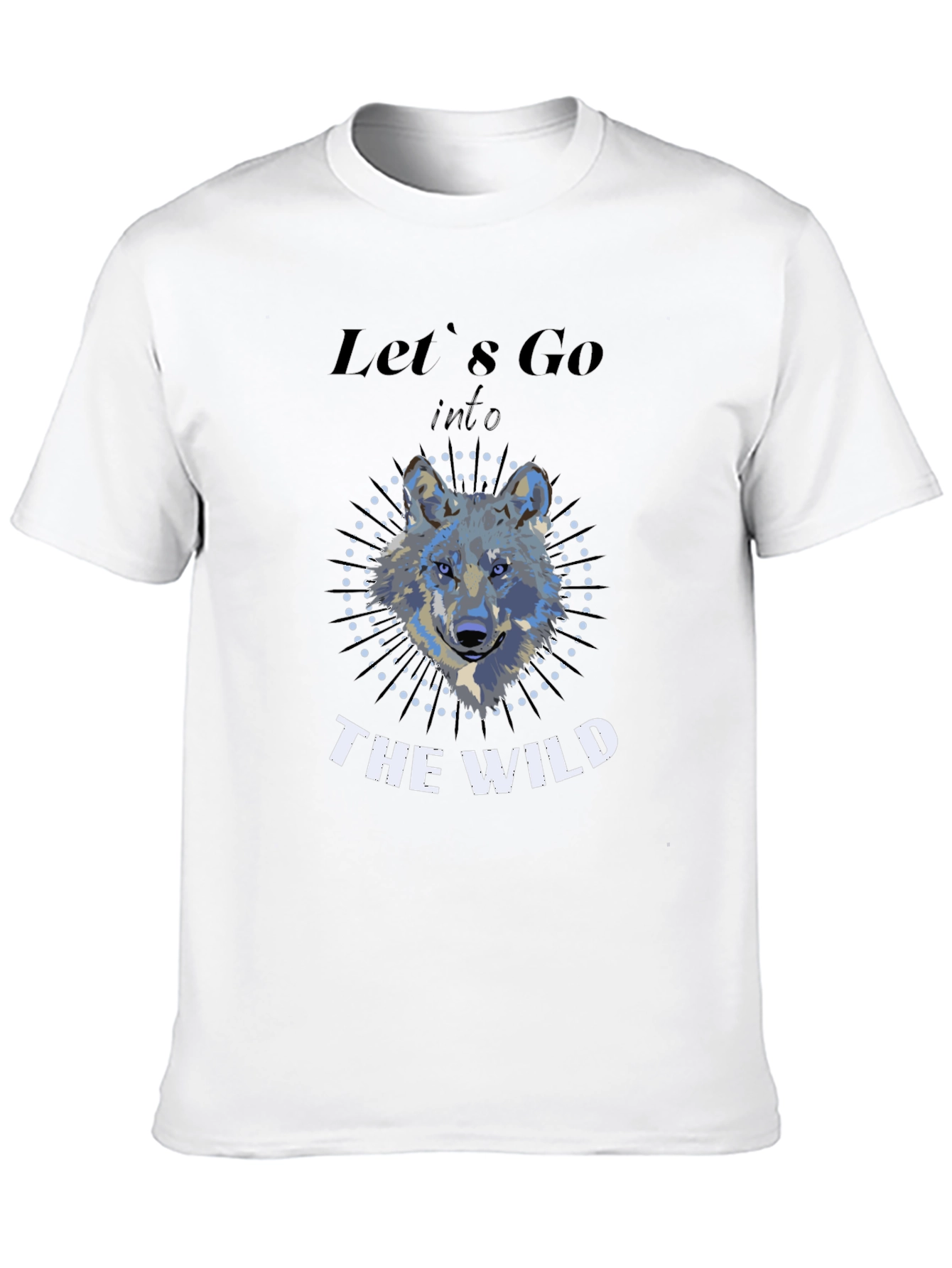 Wild Wolf Graphic Print Tee - Adventure Ready!