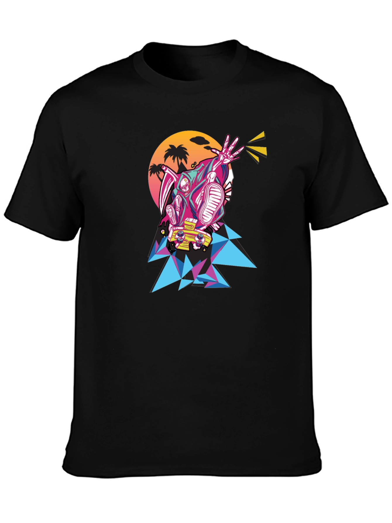 Retro Reaper Skateboard T-Shirt