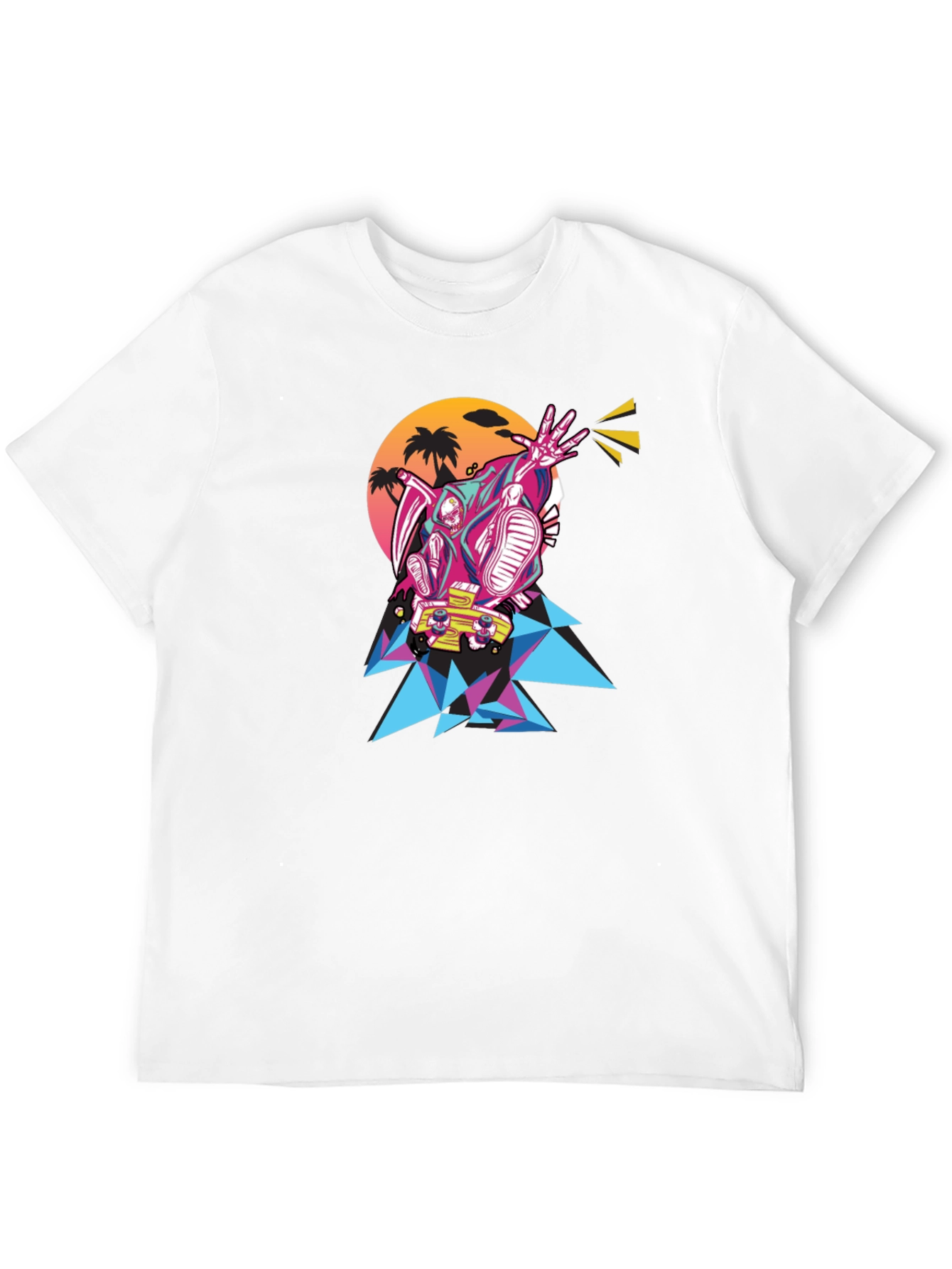 Retro Reaper Skateboard T-Shirt
