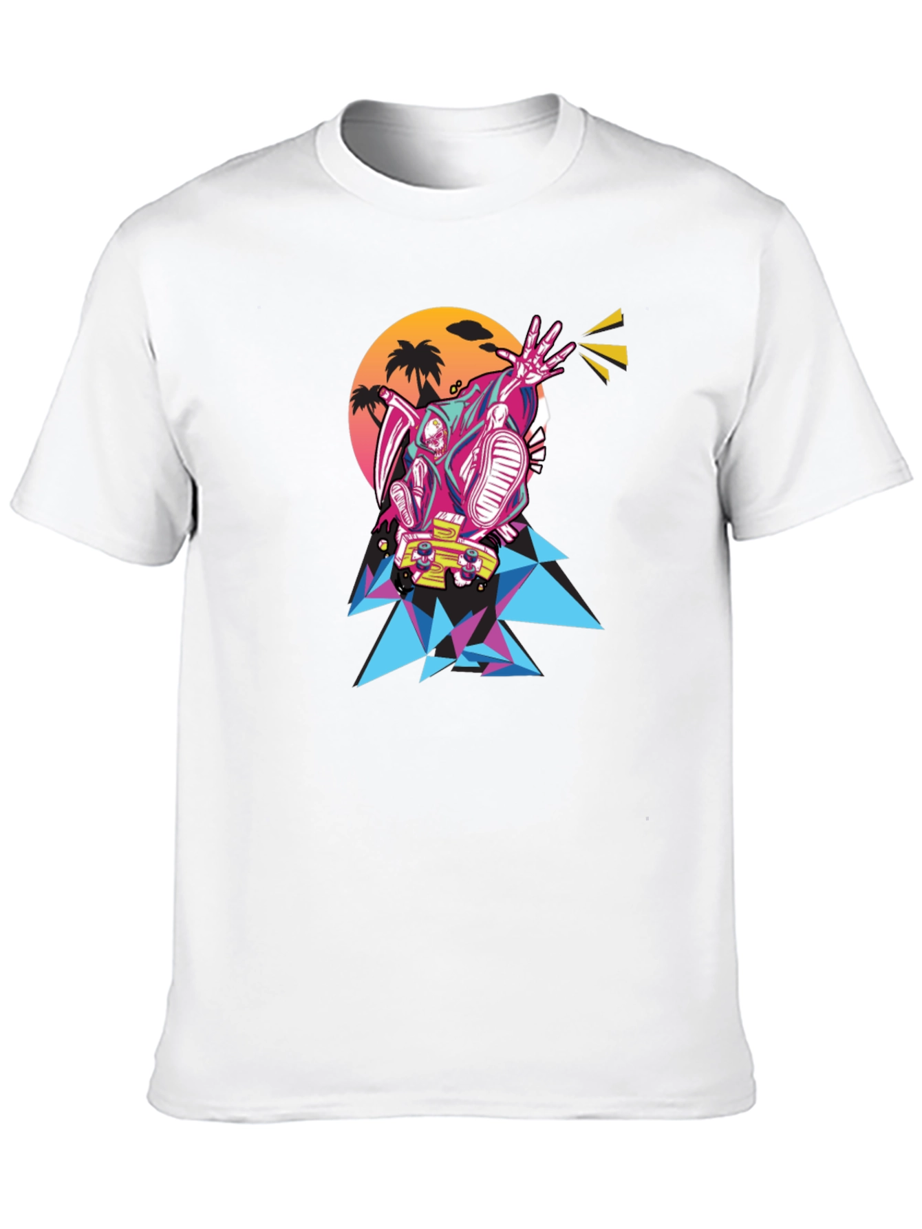 Retro Reaper Skateboard T-Shirt