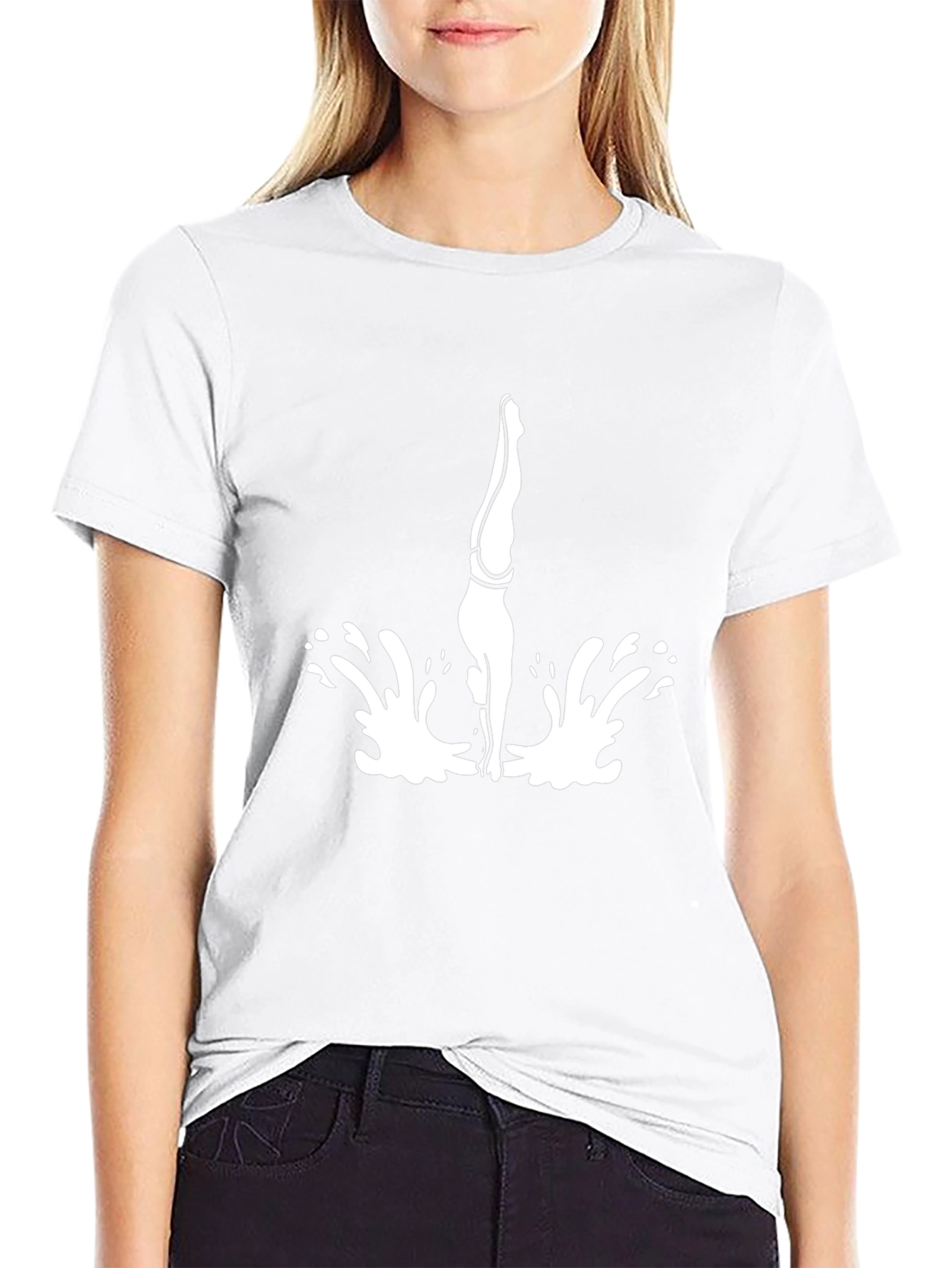 Diving T-Shirt - Black Cotton Tee