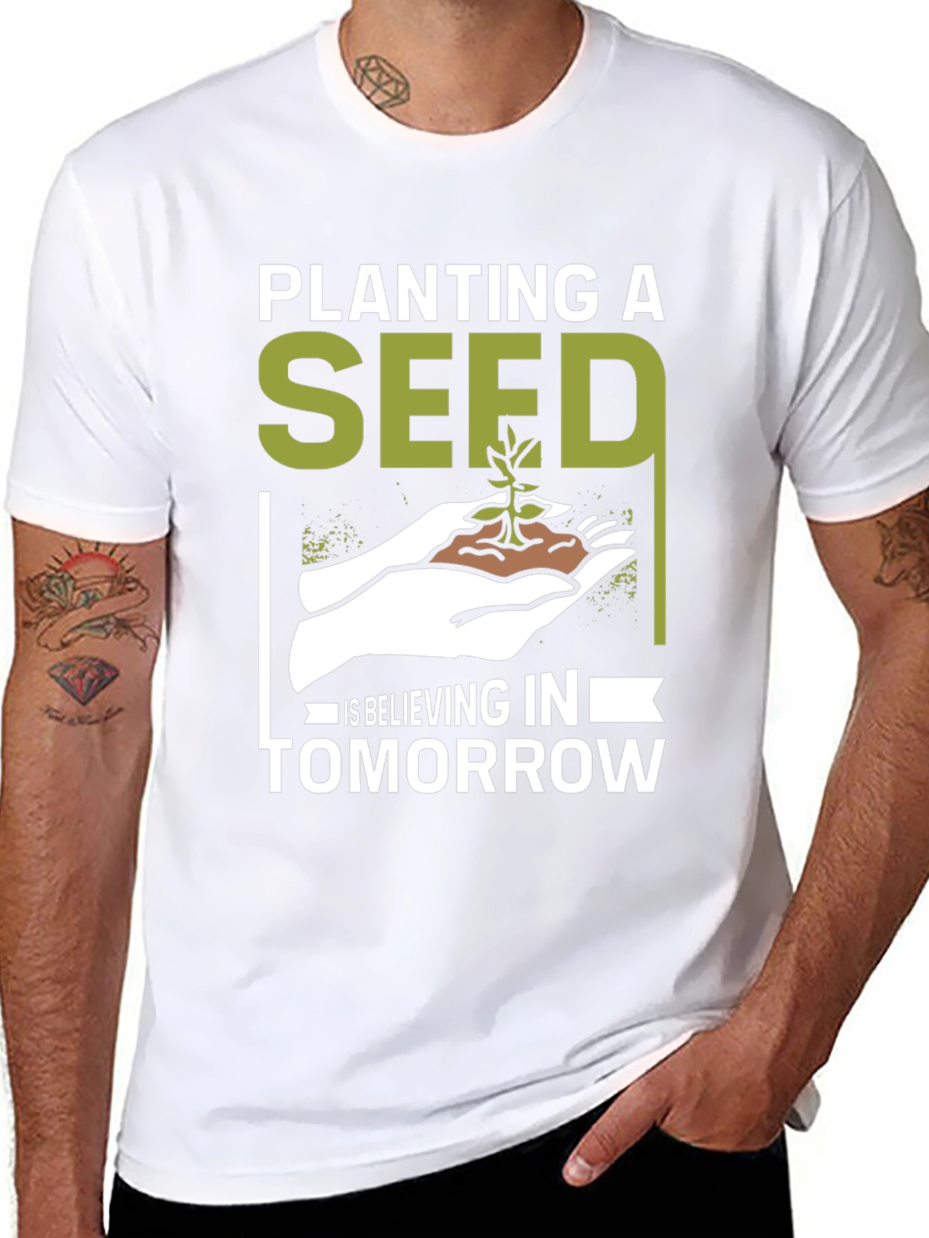 Planting a Seed T-Shirt - Believe in Tomorrow