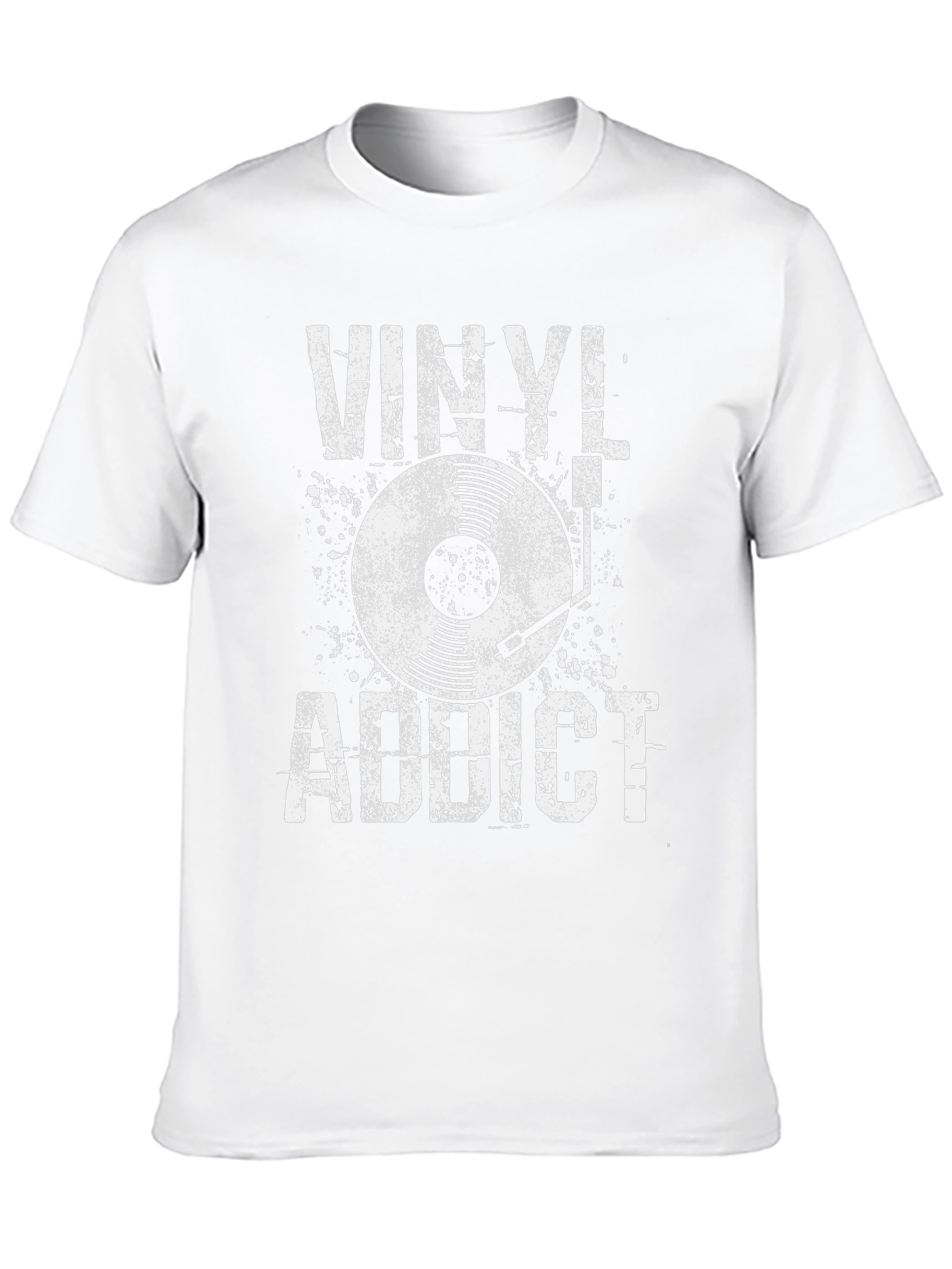 Vinyl Addict Graphic Tee - Music Lovers T-Shirt