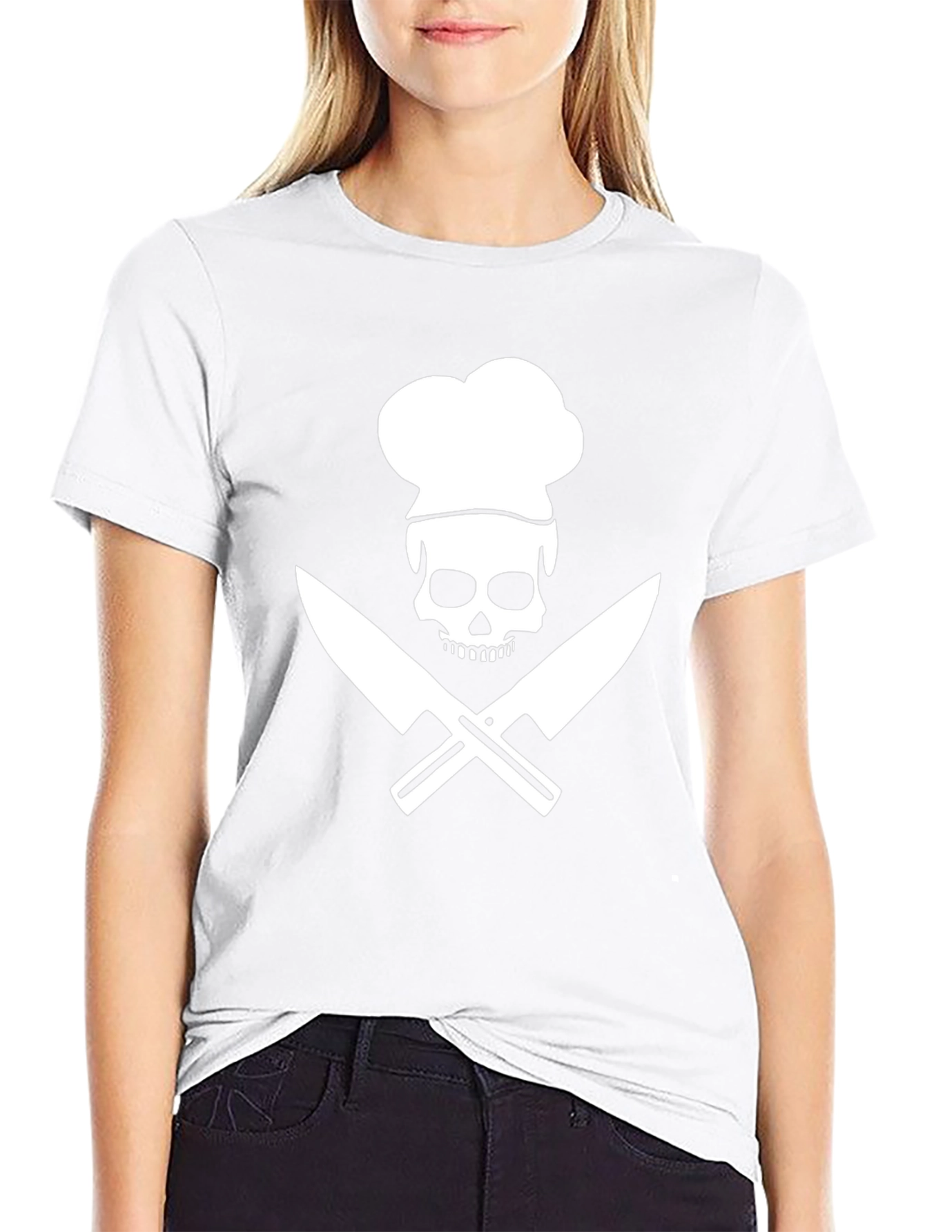 Chef Skull Graphic T-Shirt - Culinary Pirate Tee