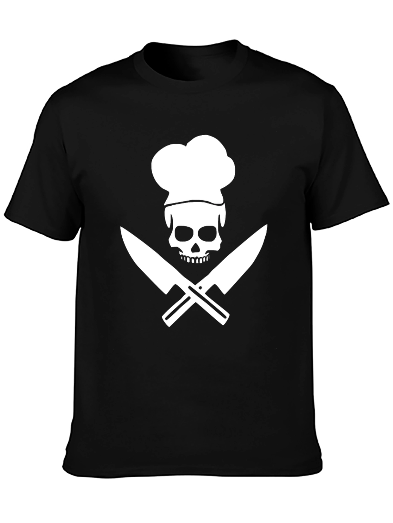 Chef Skull Graphic T-Shirt - Culinary Pirate Tee