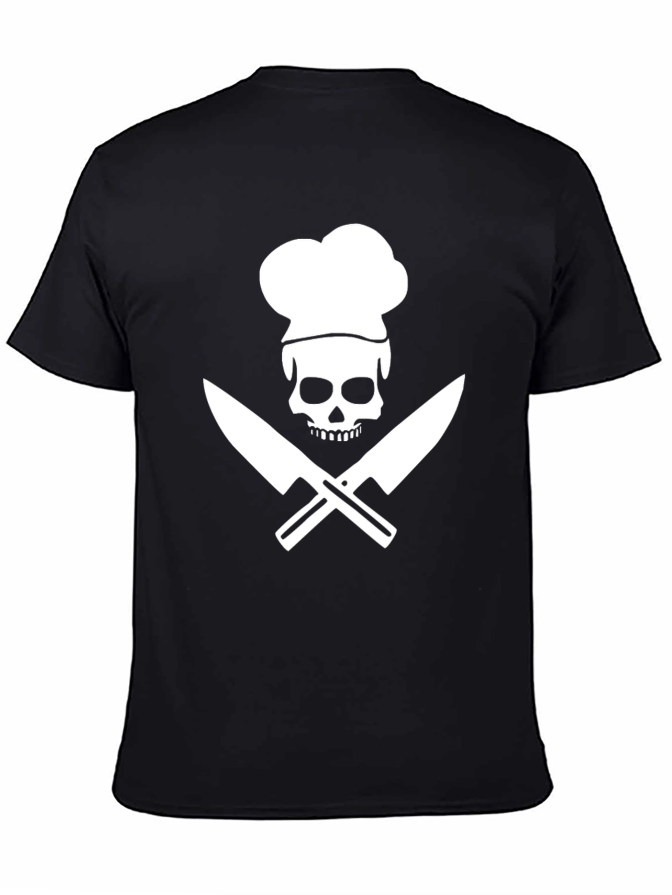 Chef Skull Graphic T-Shirt - Culinary Pirate Tee