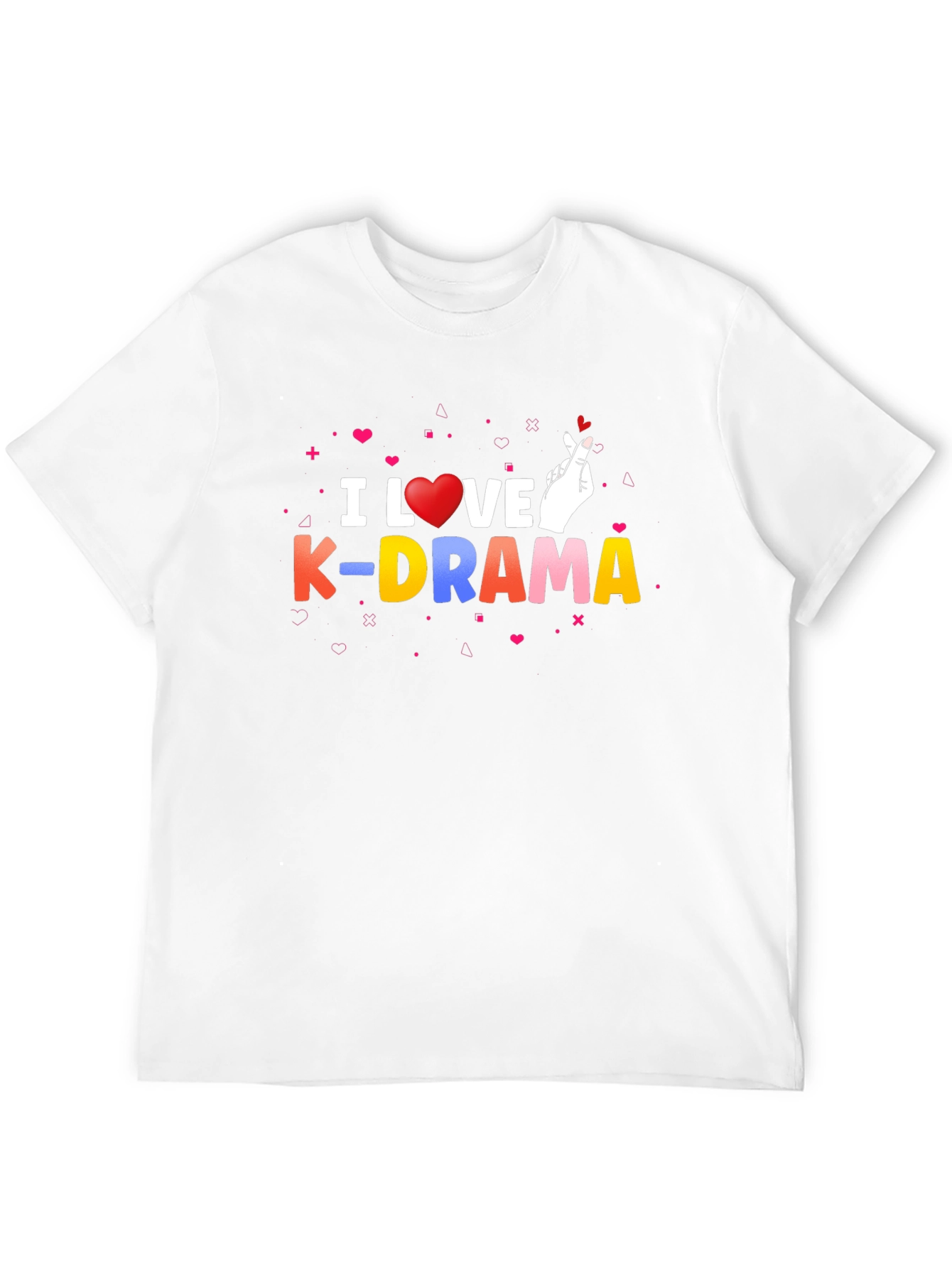 I Love K-Drama Black Graphic Tee