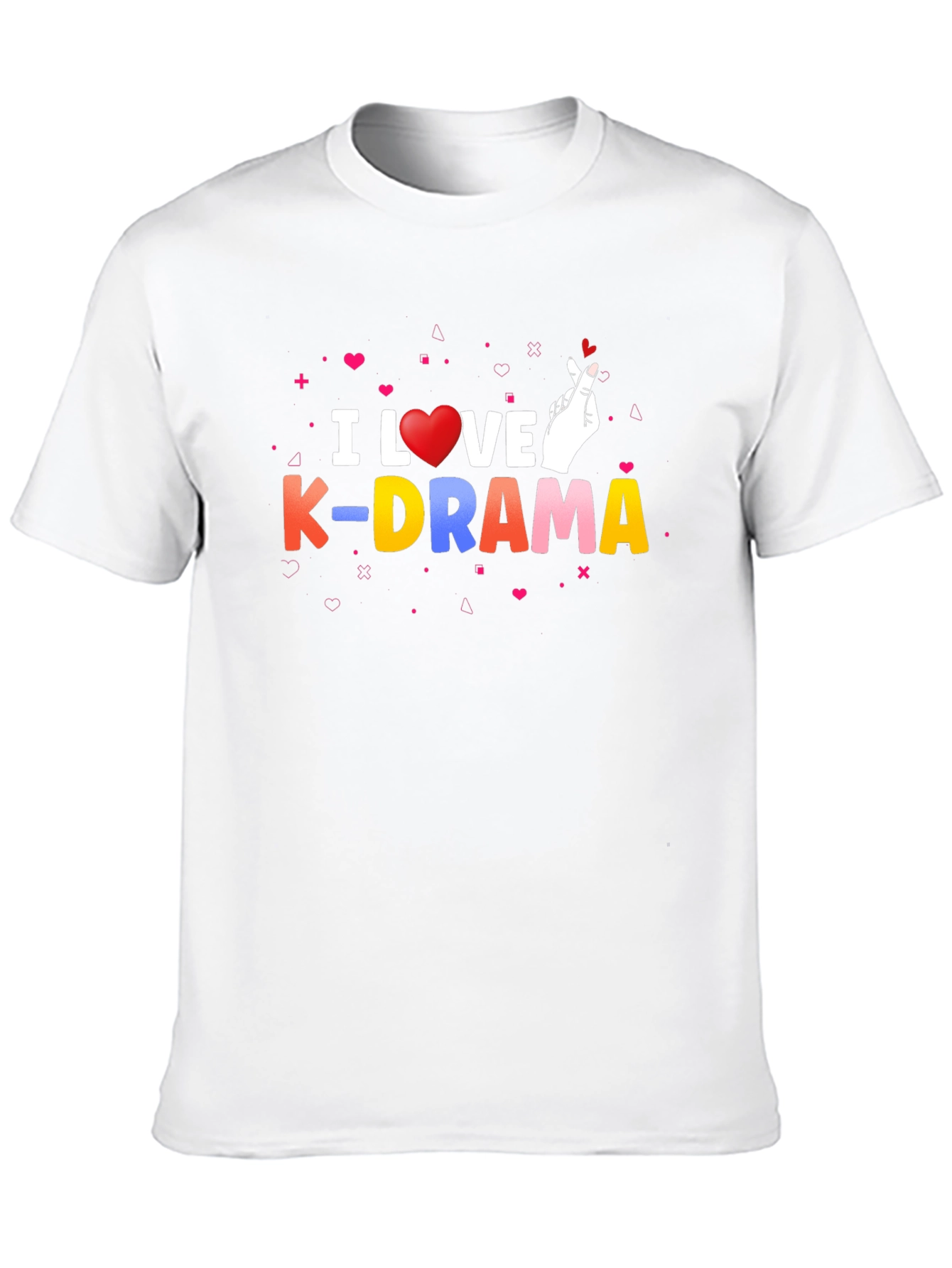I Love K-Drama Black Graphic Tee