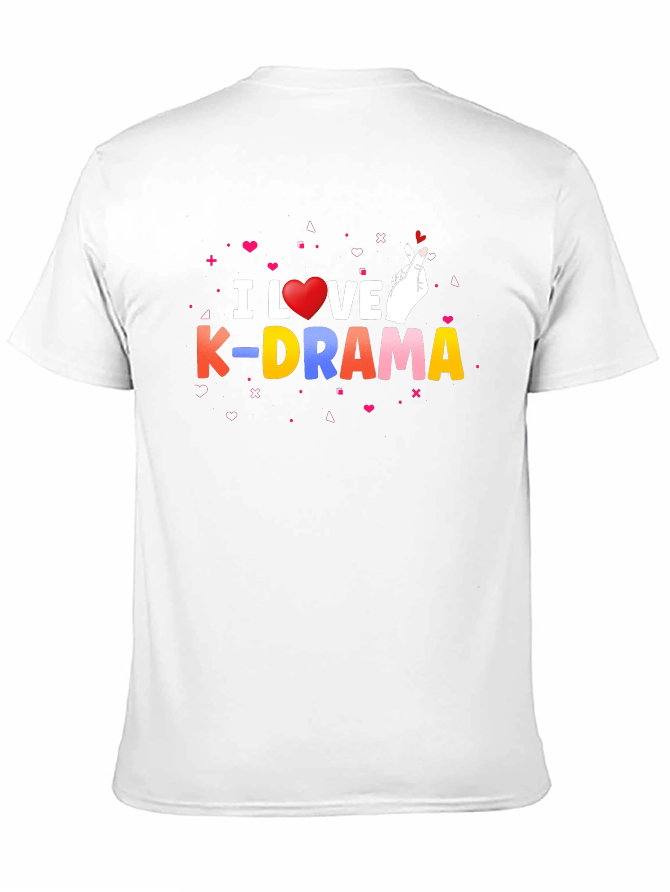 I Love K-Drama Black Graphic Tee