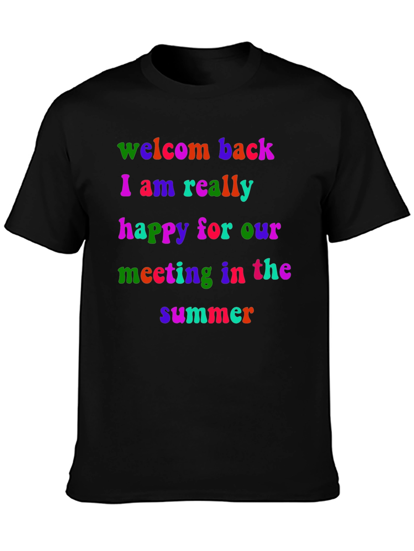 Welcom Back Summer Graphic Tee