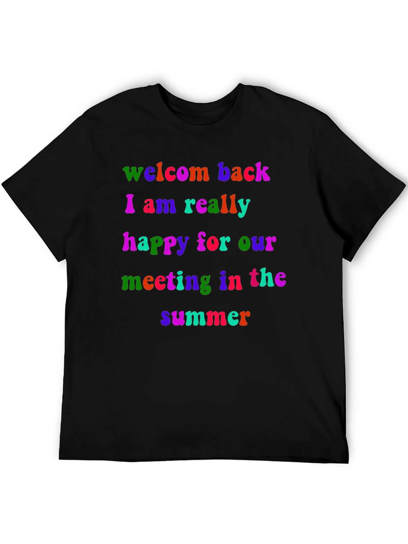 Welcom Back Summer Graphic Tee