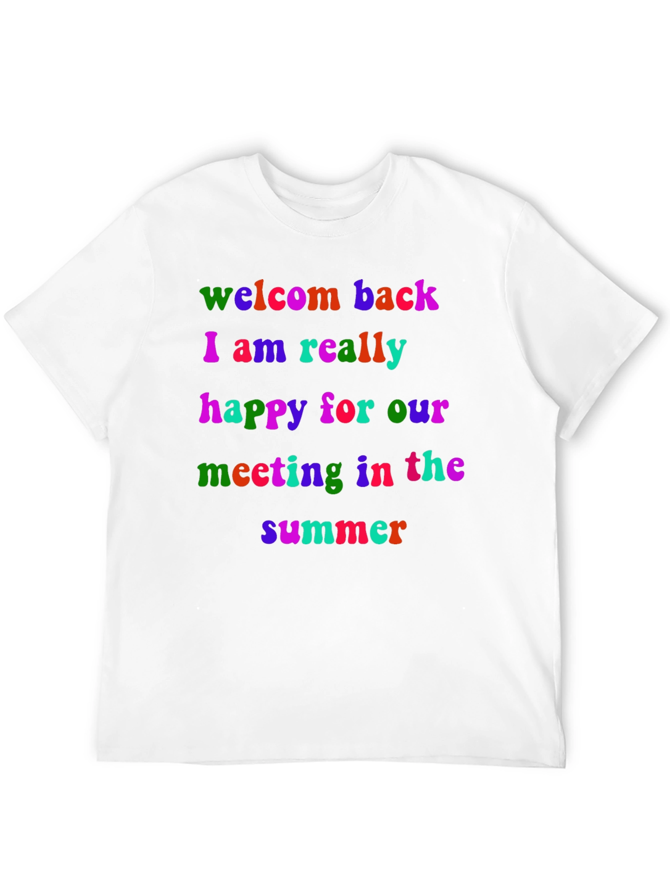 Welcom Back Summer Graphic Tee