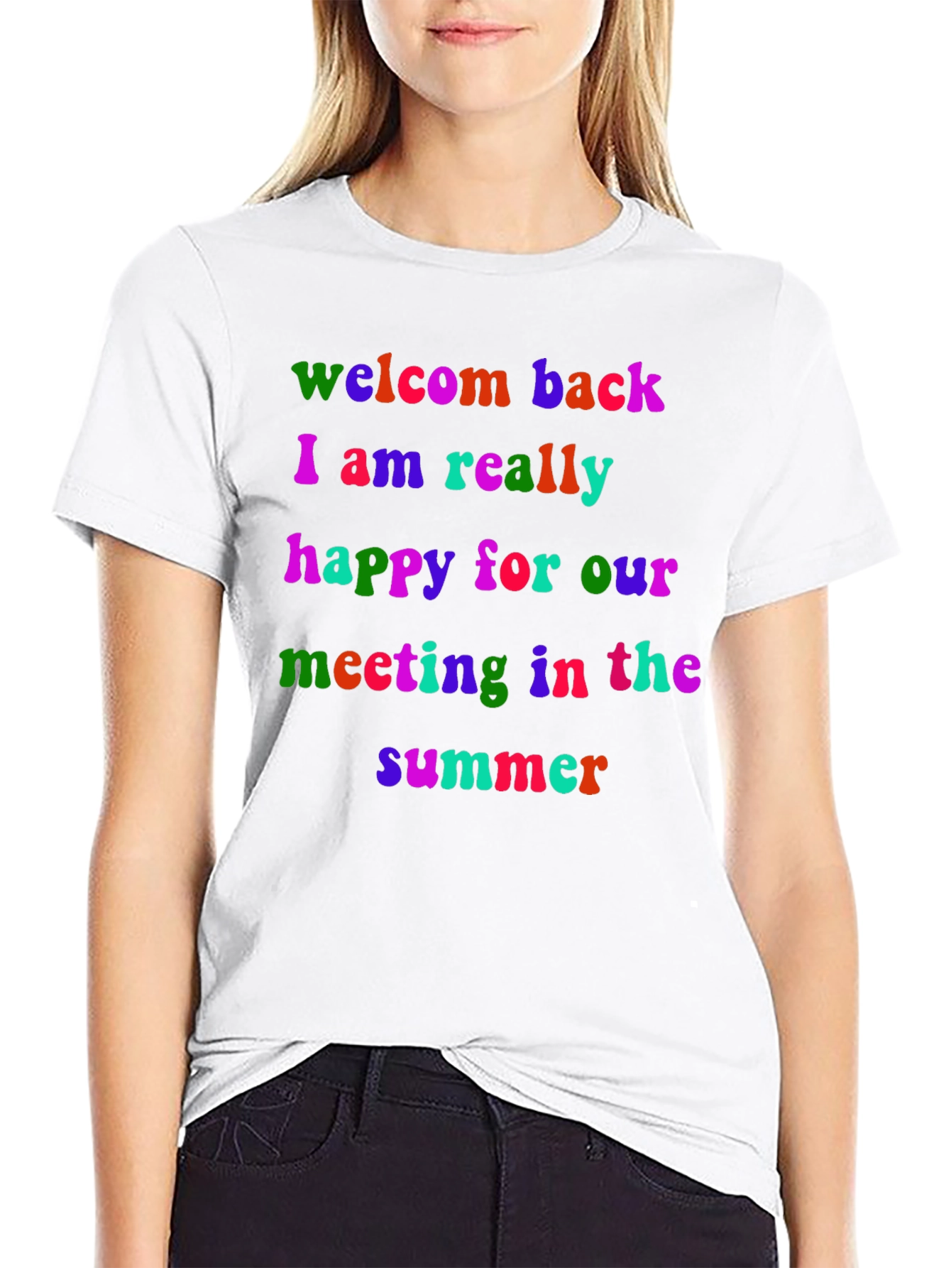 Welcom Back Summer Graphic Tee