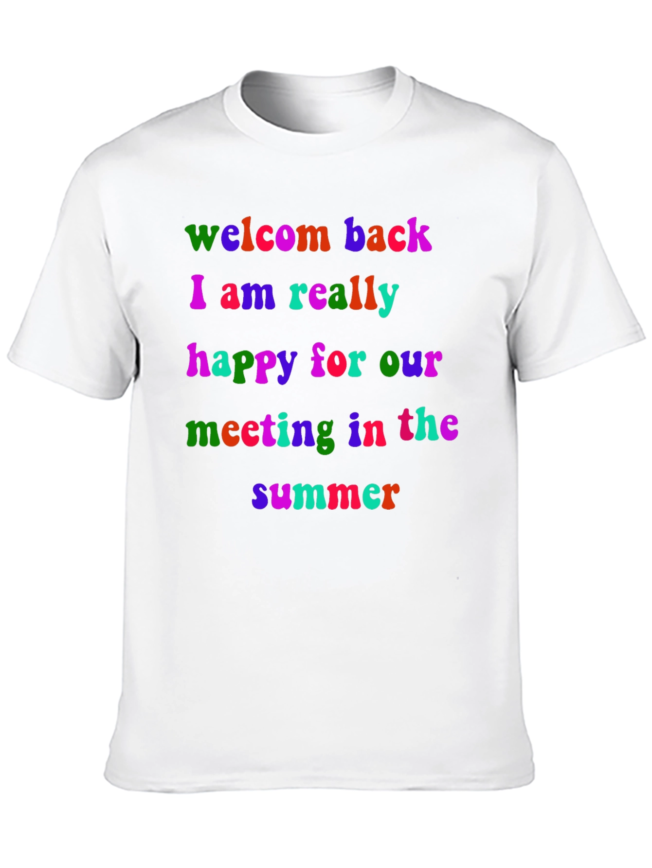 Welcom Back Summer Graphic Tee
