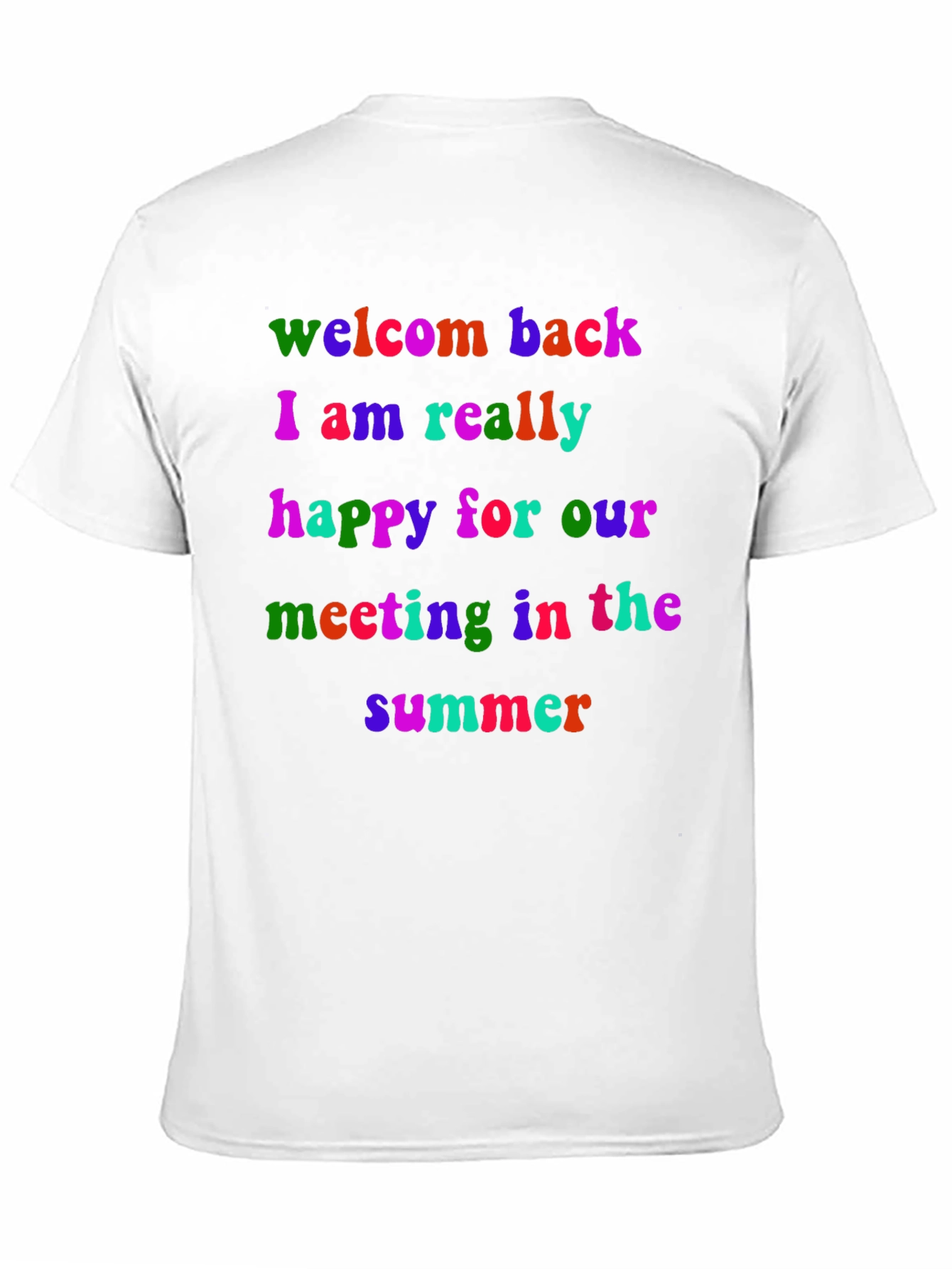 Welcom Back Summer Graphic Tee