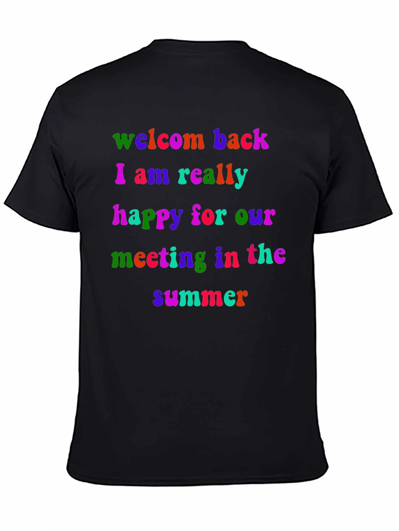 Welcom Back Summer Graphic Tee