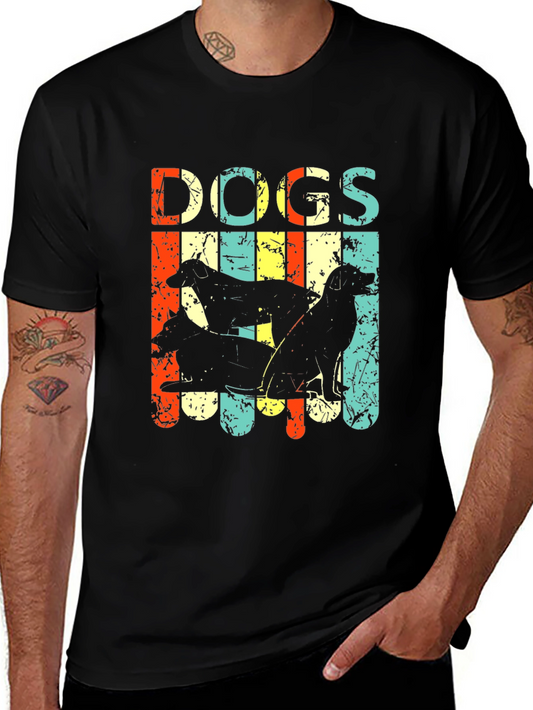 Retro Dog T-Shirt Vintage Style Graphic Tee