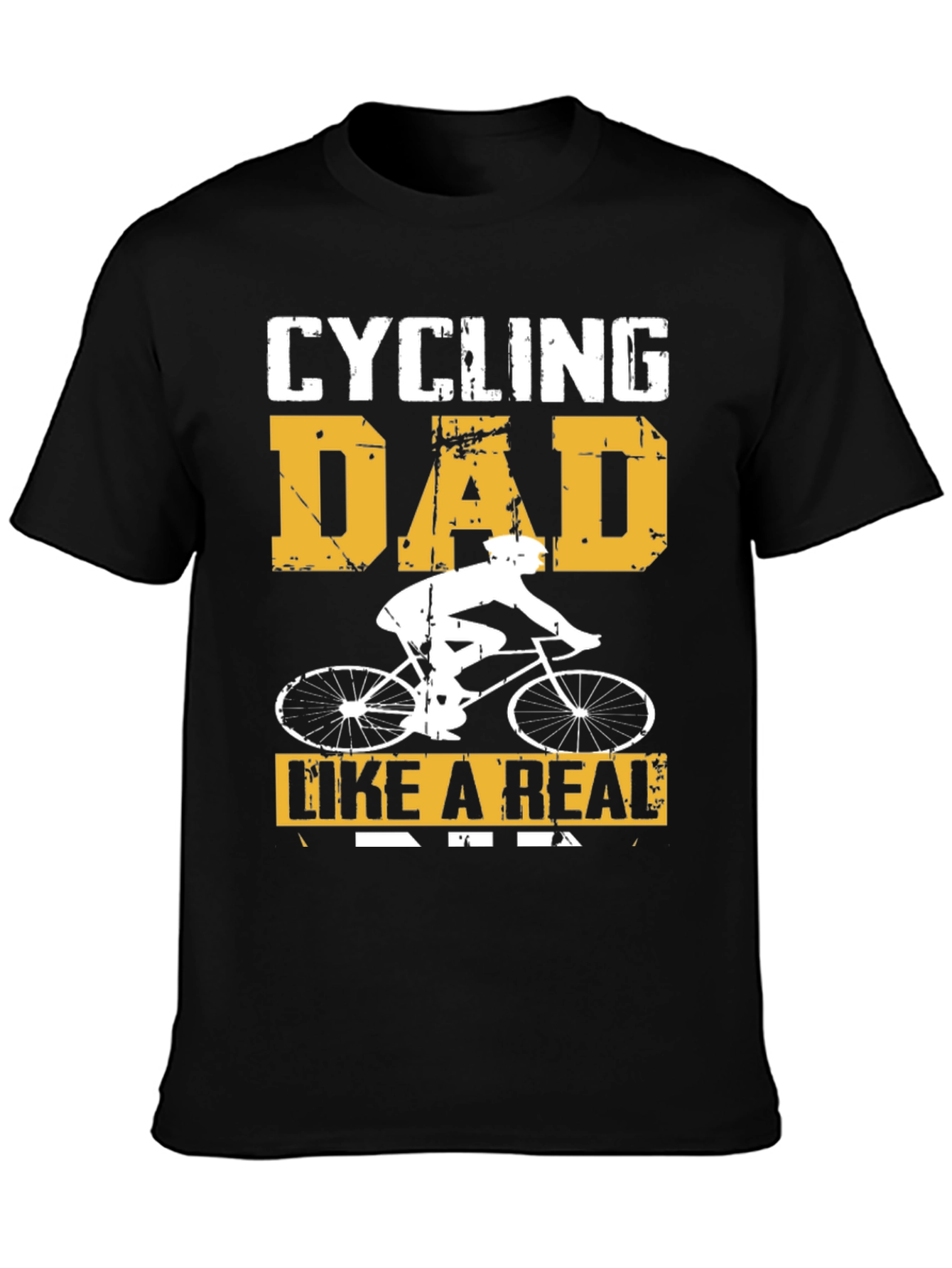 Cycling Dad T-Shirt - Like a Real Dad