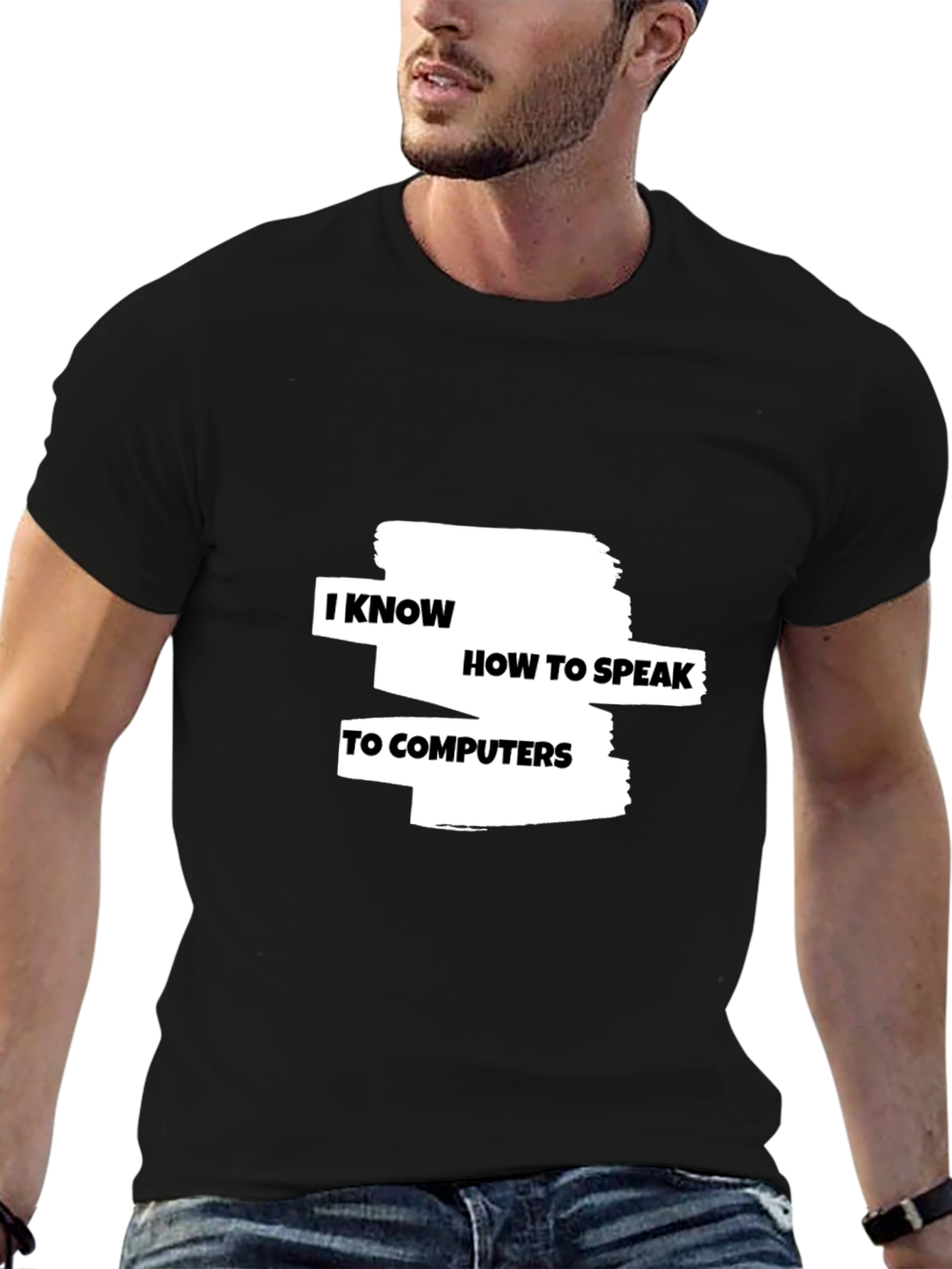 I Know How To Speak To Computers Graphic Tee