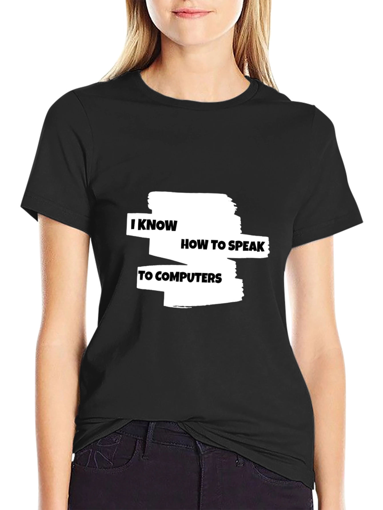I Know How To Speak To Computers Graphic Tee