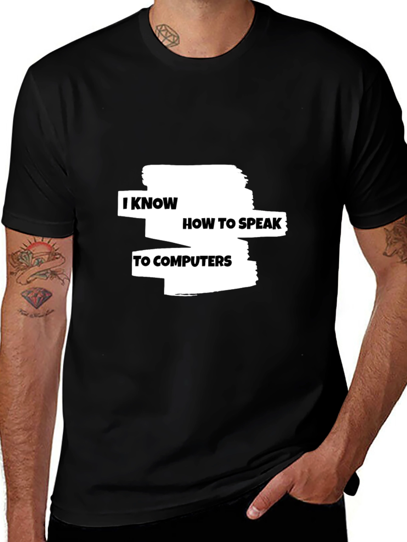 I Know How To Speak To Computers Graphic Tee