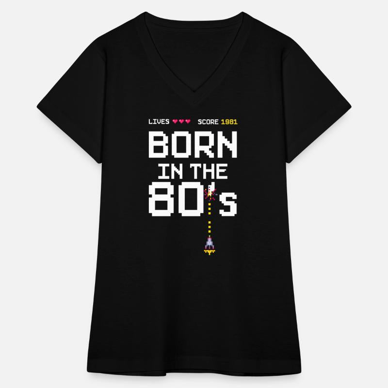 1981 Birtday Retro Gamer Pixel Born in the 80s