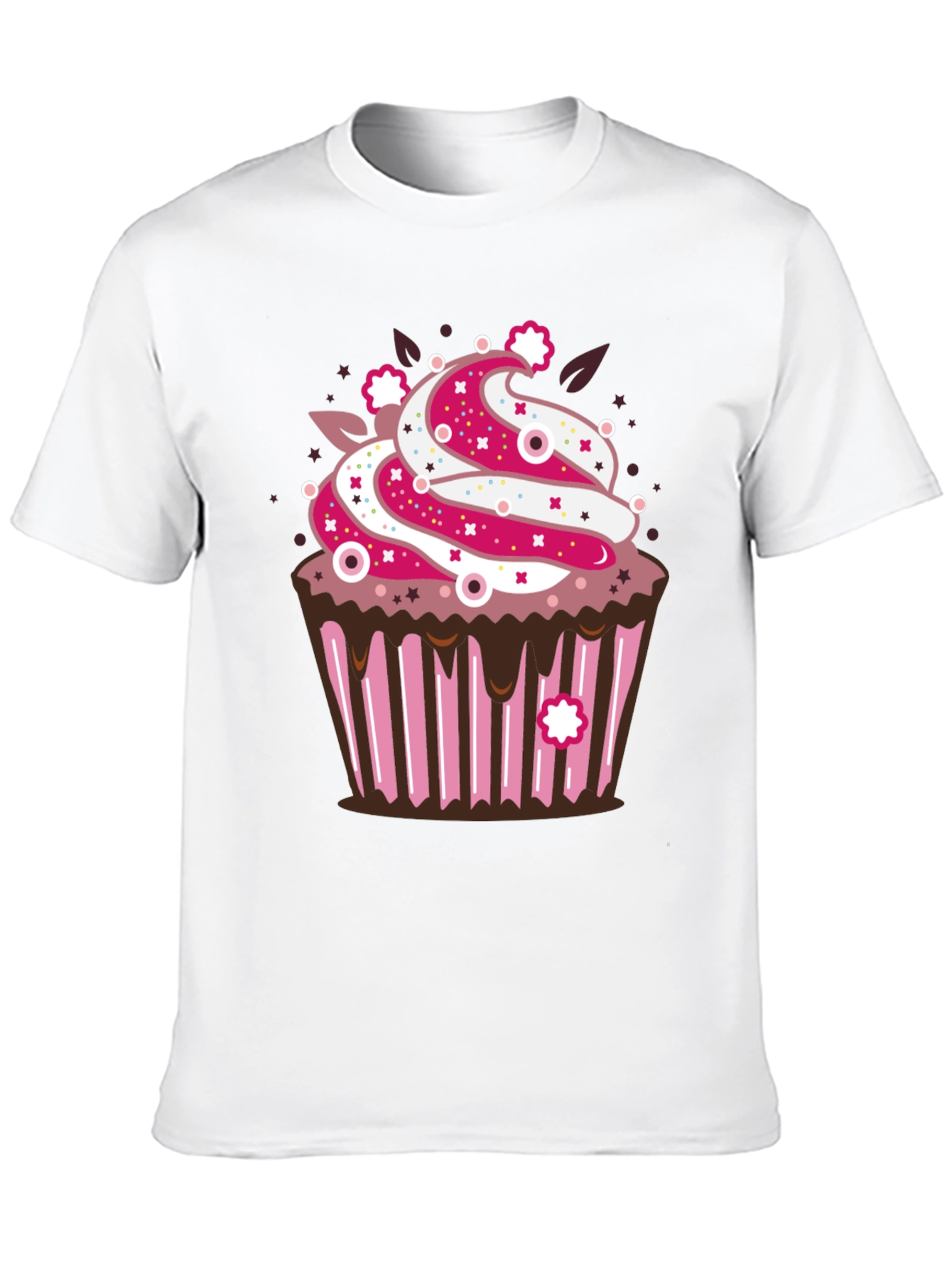 Cupcake Graphic T-Shirt - Sweet Treat Style