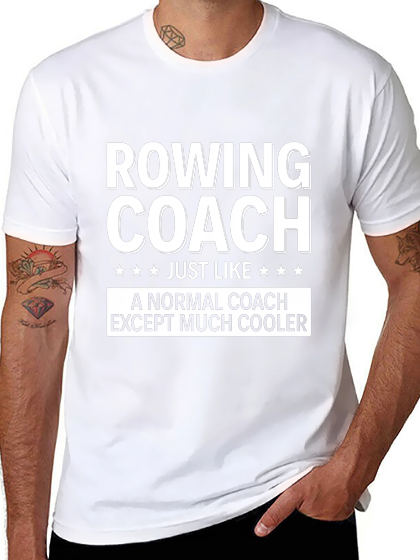 Rowing Coach Funny Graphic Tee