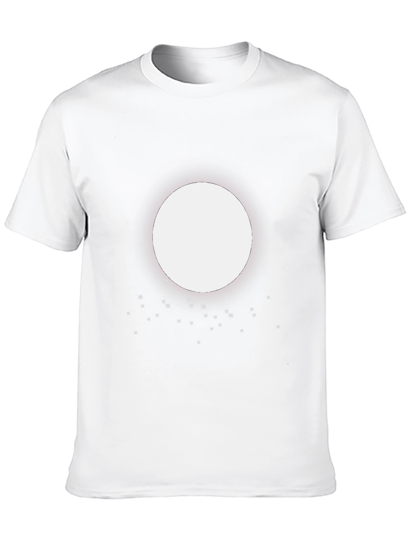 Abstract Circle Graphic Black T-Shirt