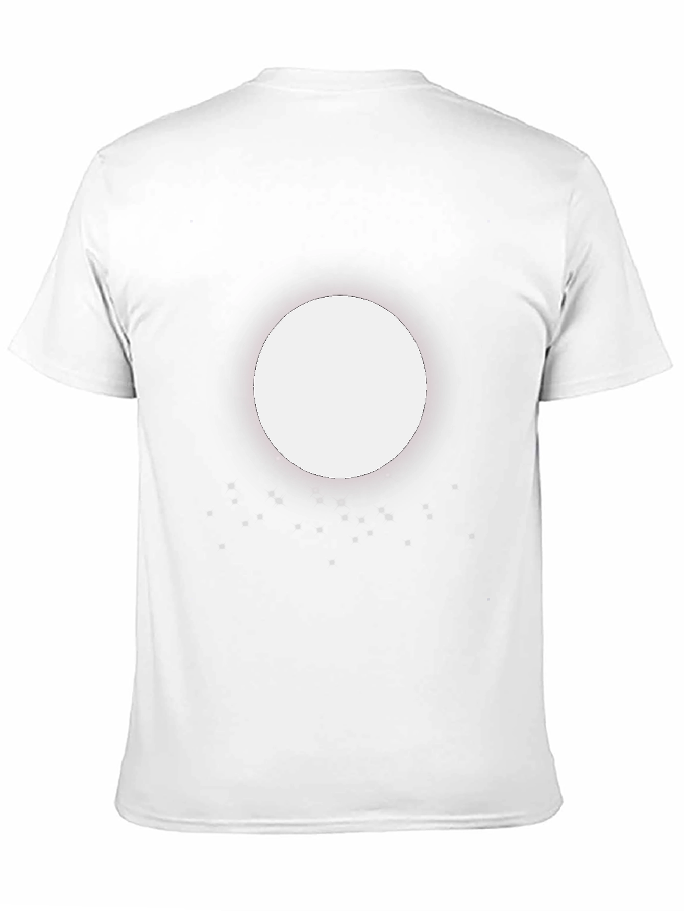 Abstract Circle Graphic Black T-Shirt