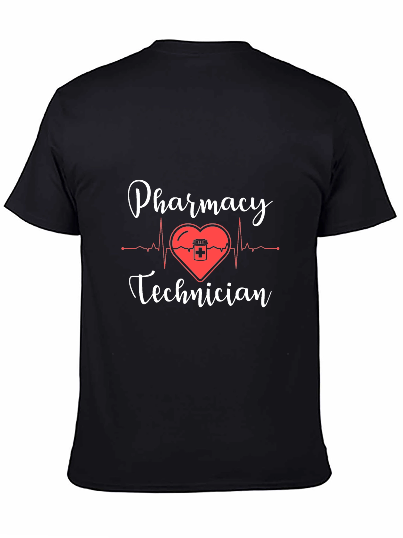 Pharmacy Technician Heartbeat T-Shirt