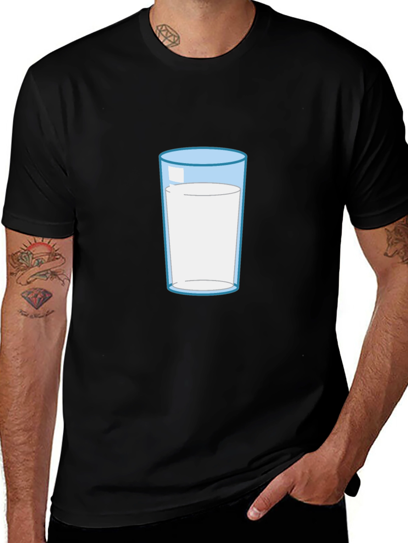 Milk Graphic Tee - Cool & Comfy T-Shirt